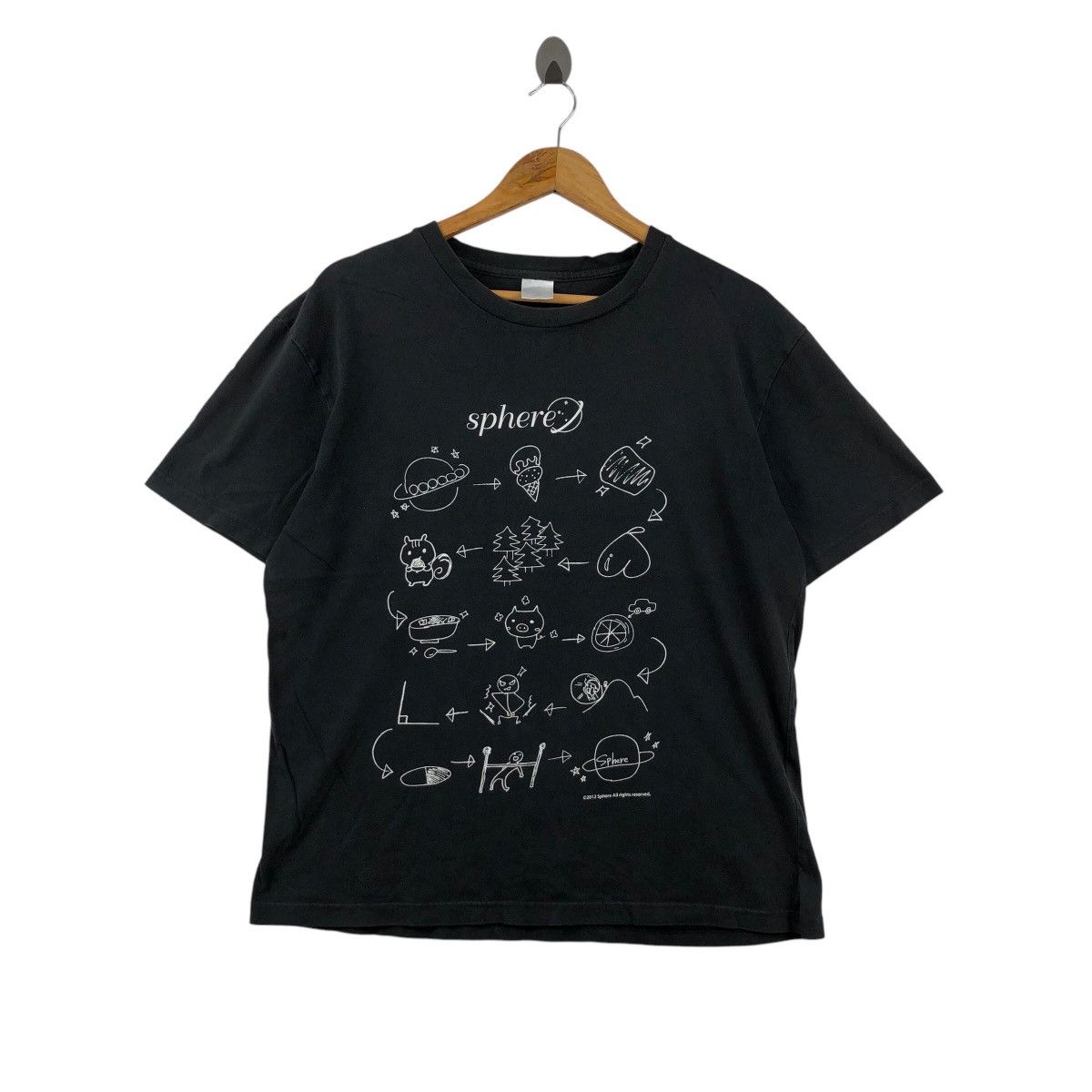 Band Tees SPHERE Kuji Tee Shirt Japan Music Group Band Size US XL / EU 56 / 4 - 1 Thumbnail