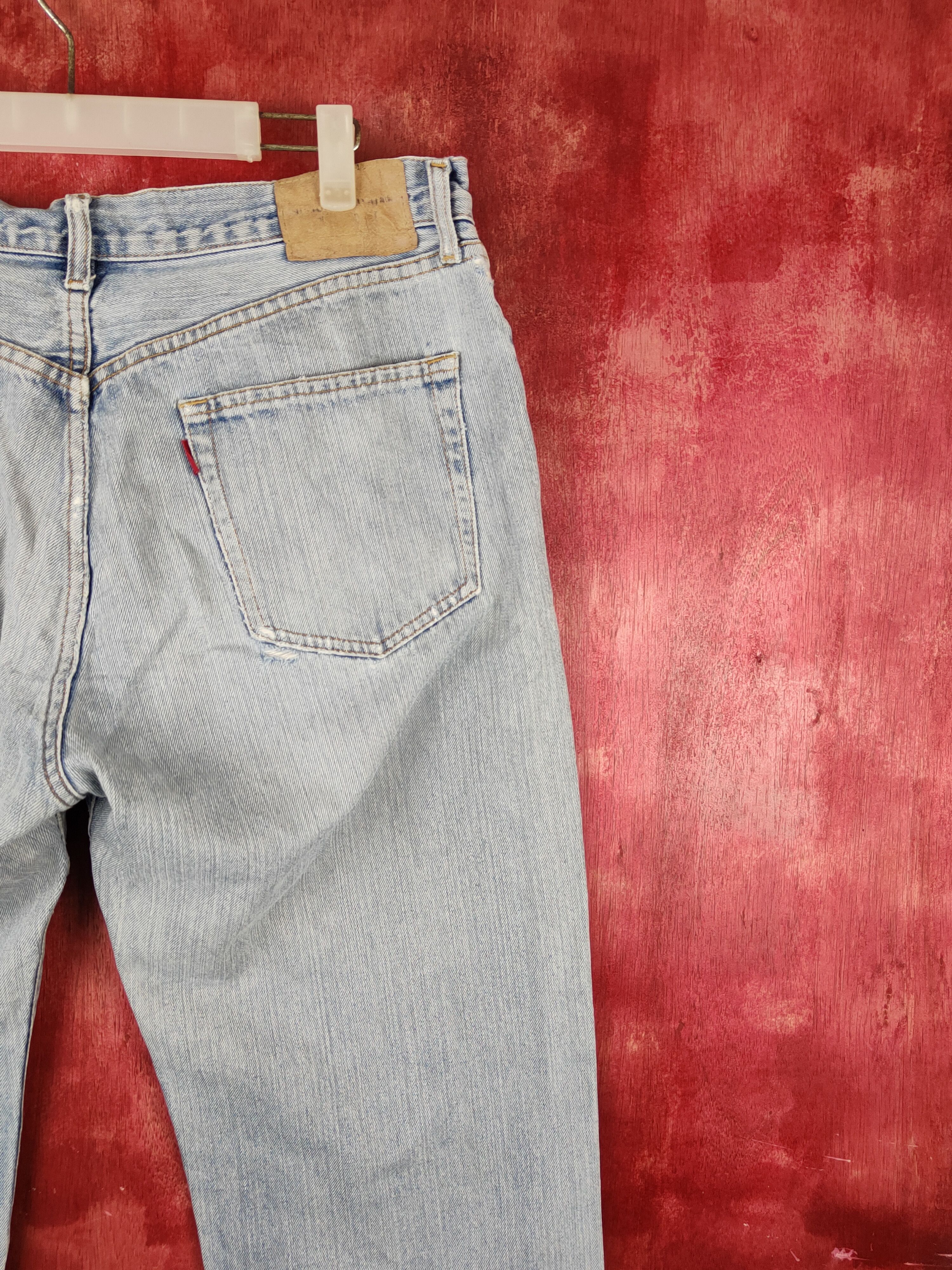 Japanese Brand Japanese Brand Blue Faded Distressed Ripped Jeans #S1697 Size US 34 / EU 50 - 12 Thumbnail