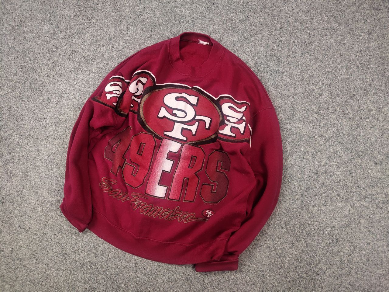 NFL Vintage 90's San Francisco 49ers NFL Big Logo Sweatshirt Size US M / EU 48-50 / 2 - 5 Thumbnail