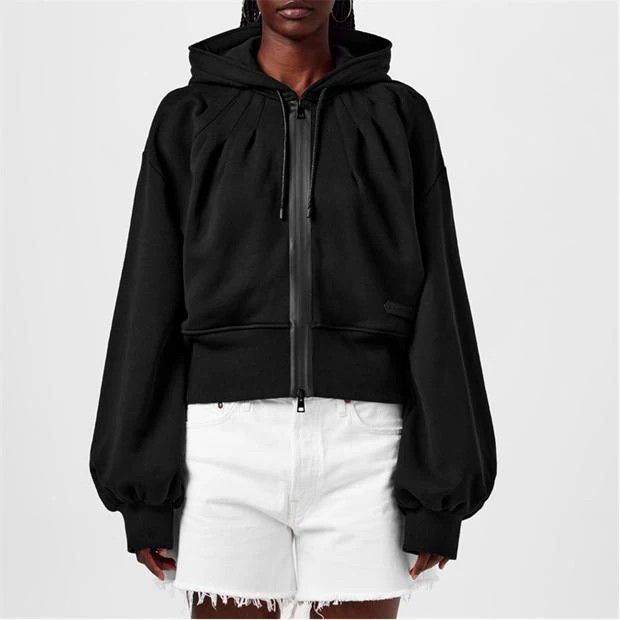 Lanvin o1g2r1mq1024 Zip Hoodie in Black Size M / US 6-8 / IT 42-44 - 3 Thumbnail