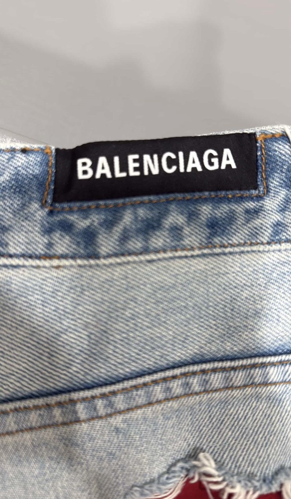 Balenciaga Balenciaga Fall 21 Slashed denim Jeans Size US 32 / EU 48 - 3 Thumbnail