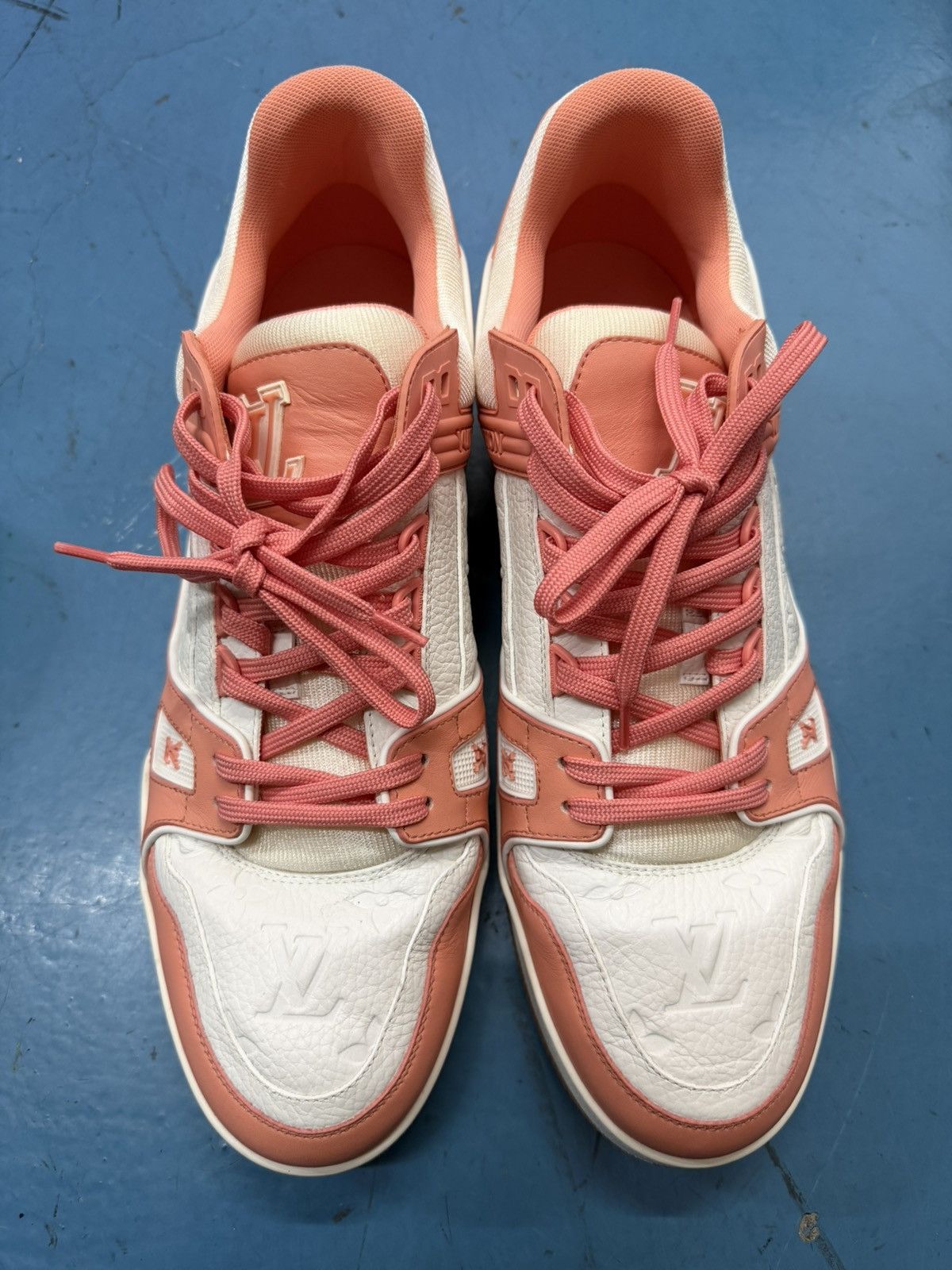 Louis Vuitton LOUIS VUITTON PINK SNEAKERS Size US 12 / EU 45 - 1 Thumbnail
