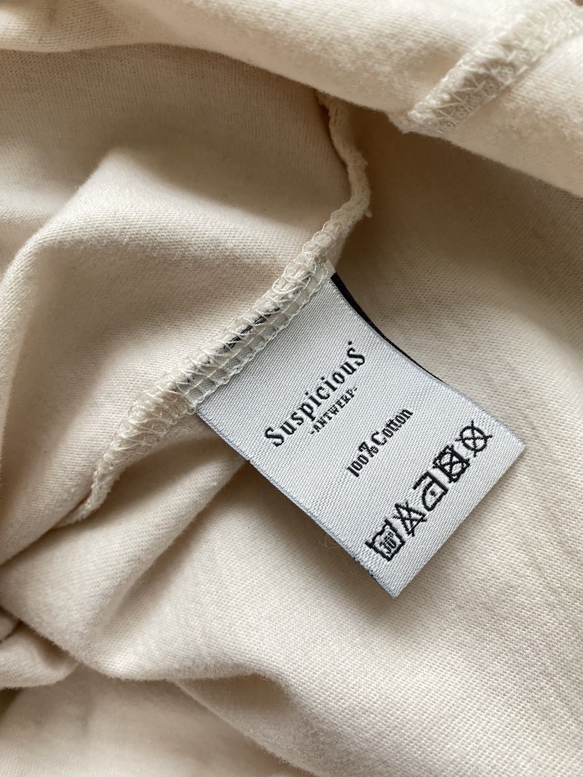 Suspicious Antwerp Arctic Palette Sspcs Long Sleeve T Shirt in Beige, Men's — image 5 of 6