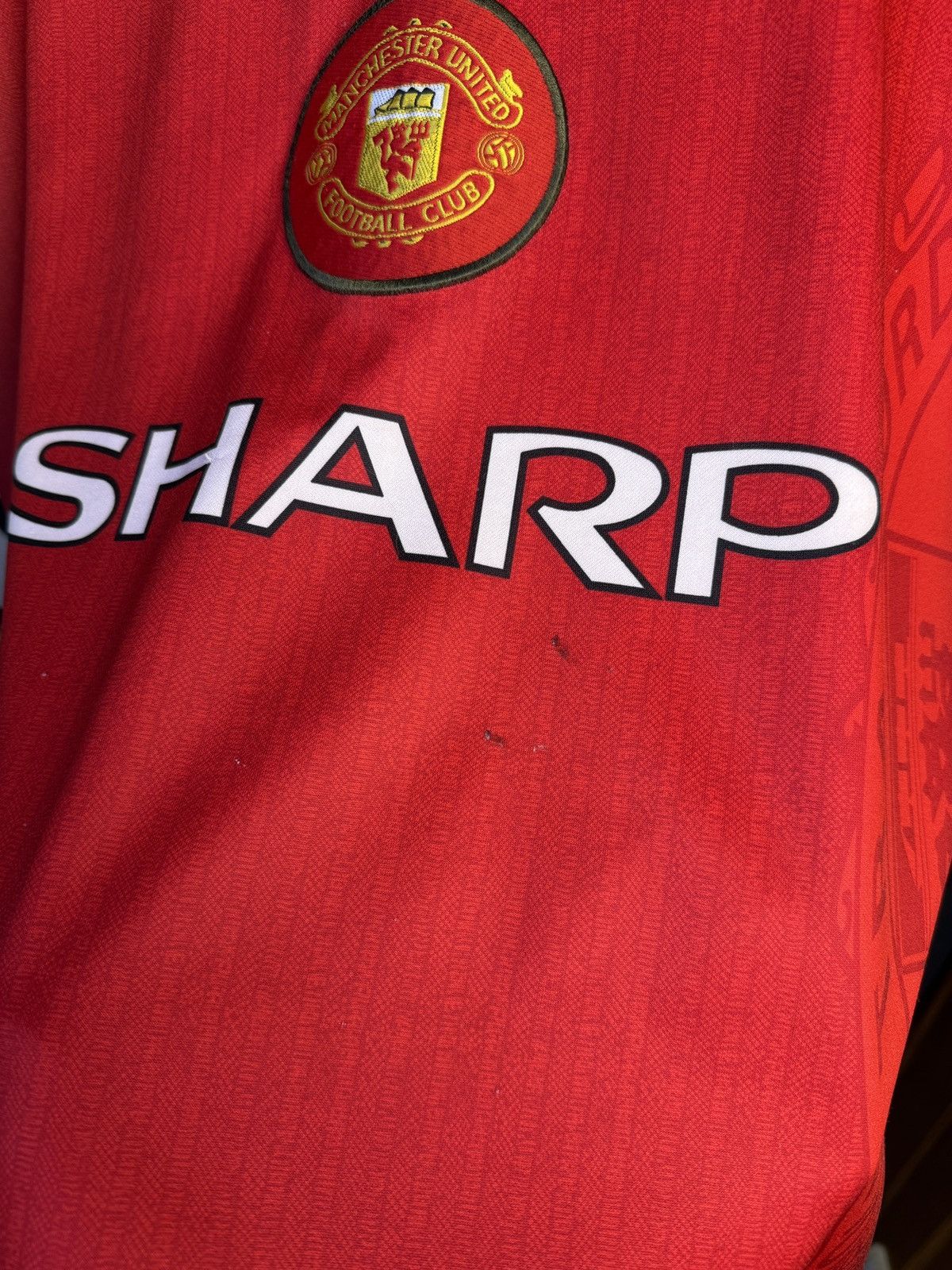 Umbro Vintage umbro Manchester United 1996 sharp jersey blockcore Size US M / EU 48-50 / 2 - 11 Thumbnail