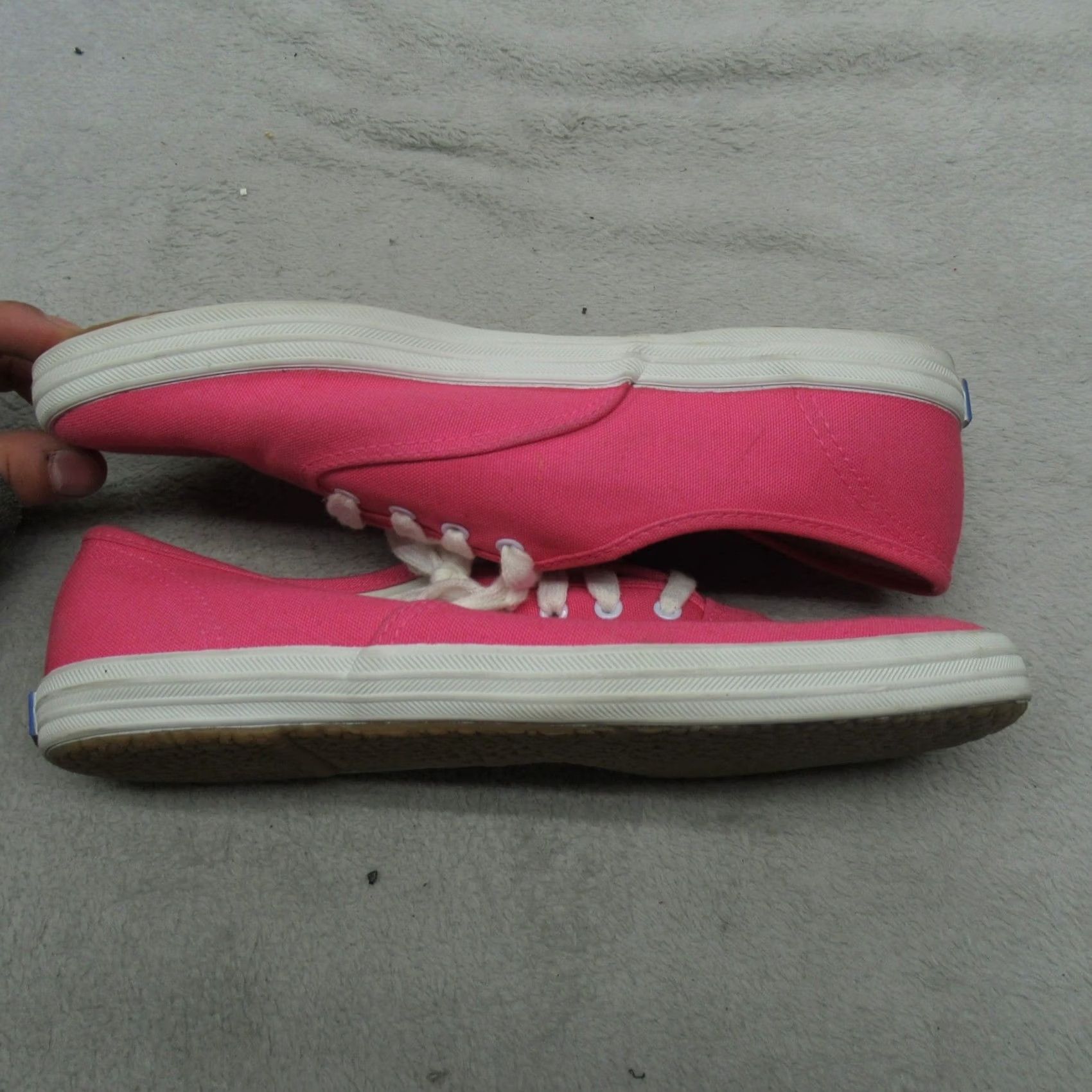Keds VINTAGE: No Keds Champion Sneaker Pink Canvas Low Top Casual Women's 8.5M Lace Up Shoes Lightweight Cushioned Comfort Walking Size M / US 6-8 / IT 42-44 - 3 Thumbnail