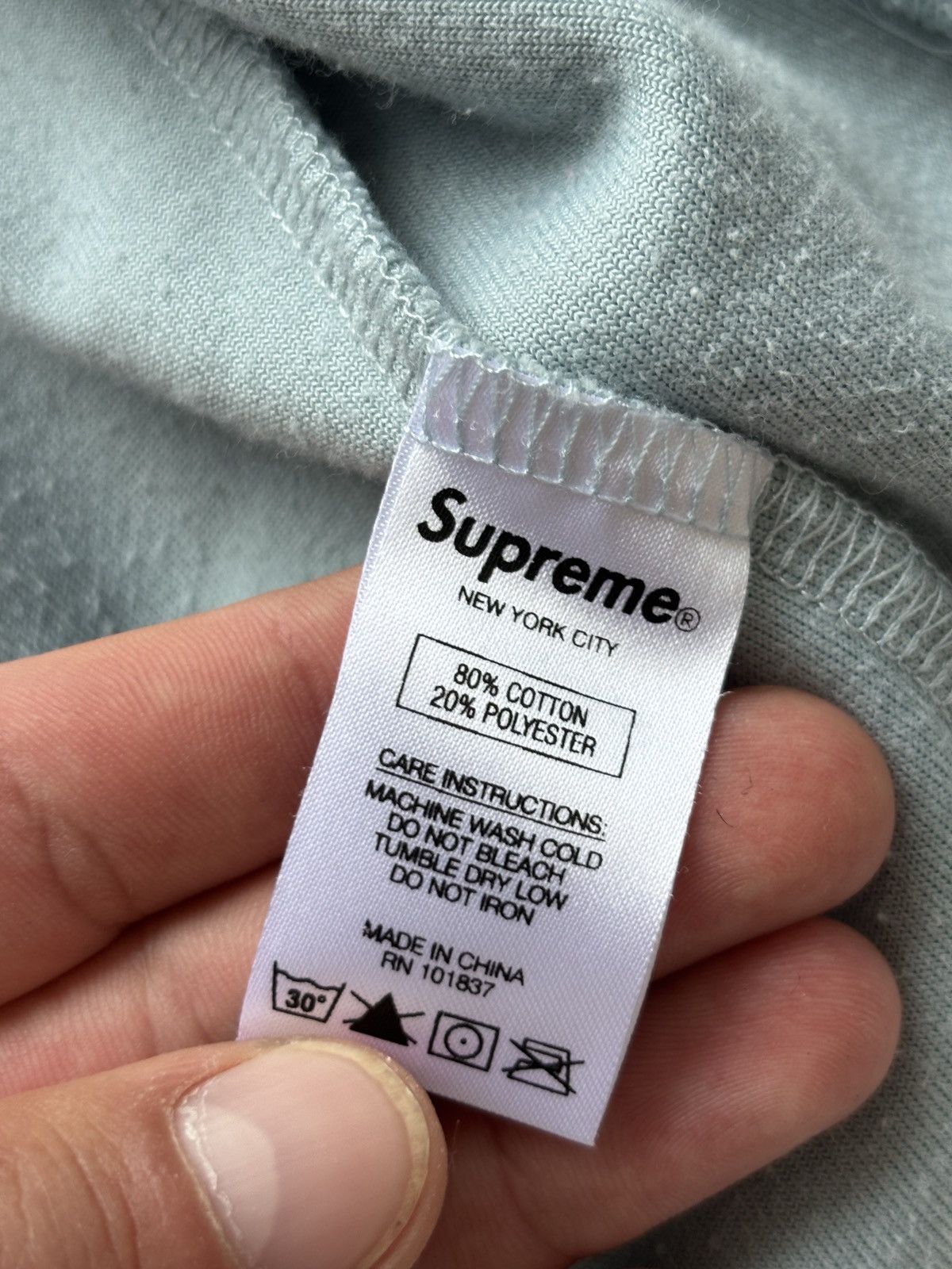 Supreme SS18 Supreme Velour Zip Up Jacket Tan Blue Small 2018 Size US M / EU 48-50 / 2 - 8 Thumbnail