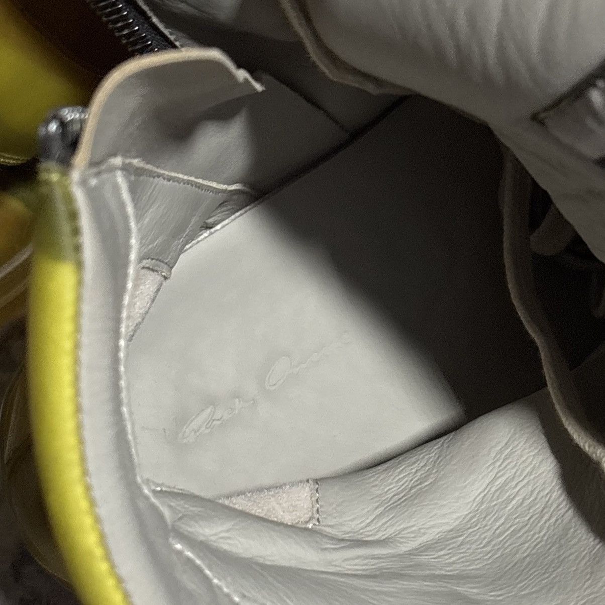 Rick Owens Rick Owens SS23 EDFU Geobasket Sneakers Lemon | Size 44 Size US 11 / EU 44 - 12 Thumbnail