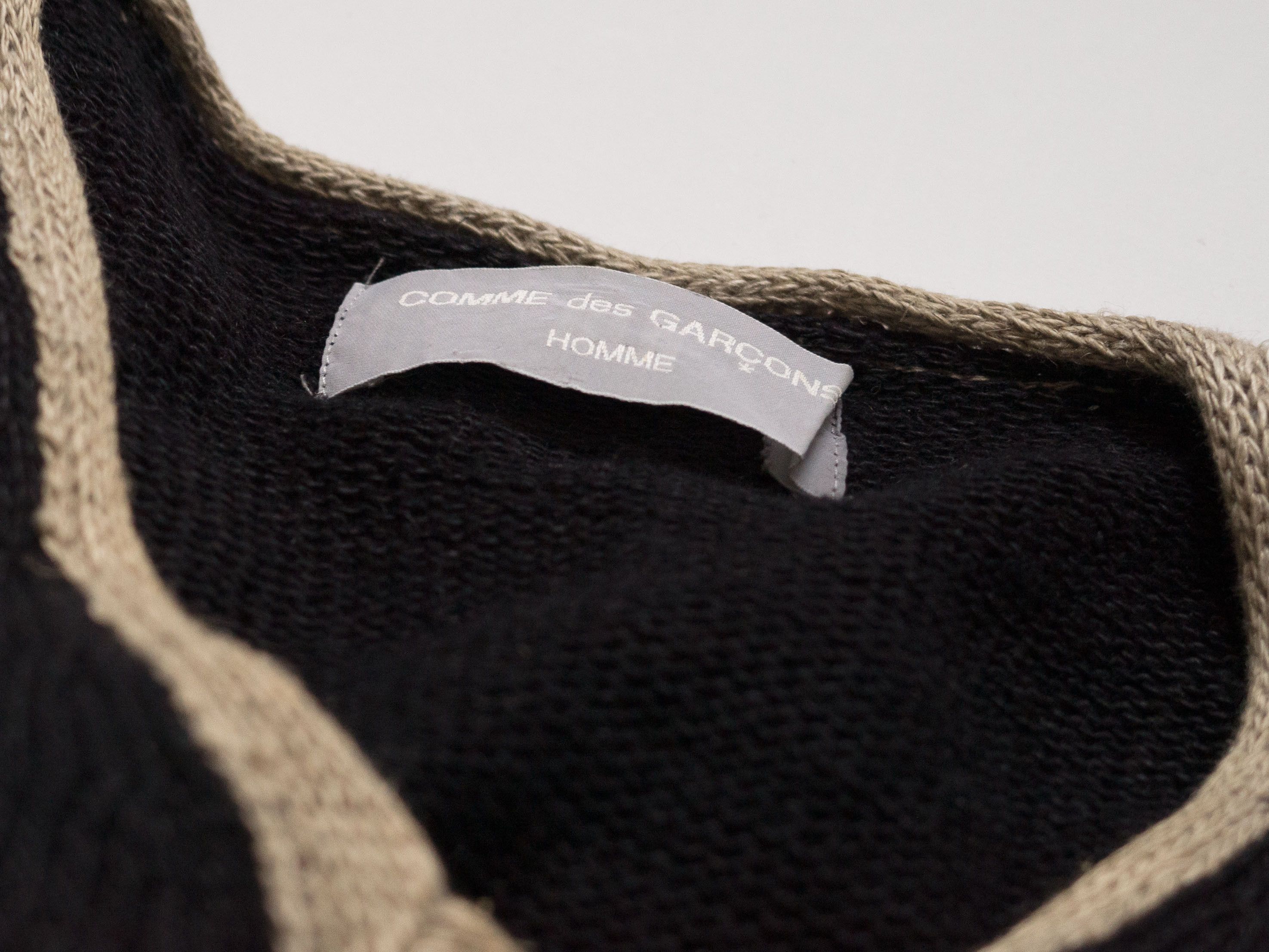 Comme des Garcons Homme AD1997 COMME des GARCONS HOMME KNIT LINEN SWEATER Size US M / EU 48-50 / 2 - 8 Thumbnail