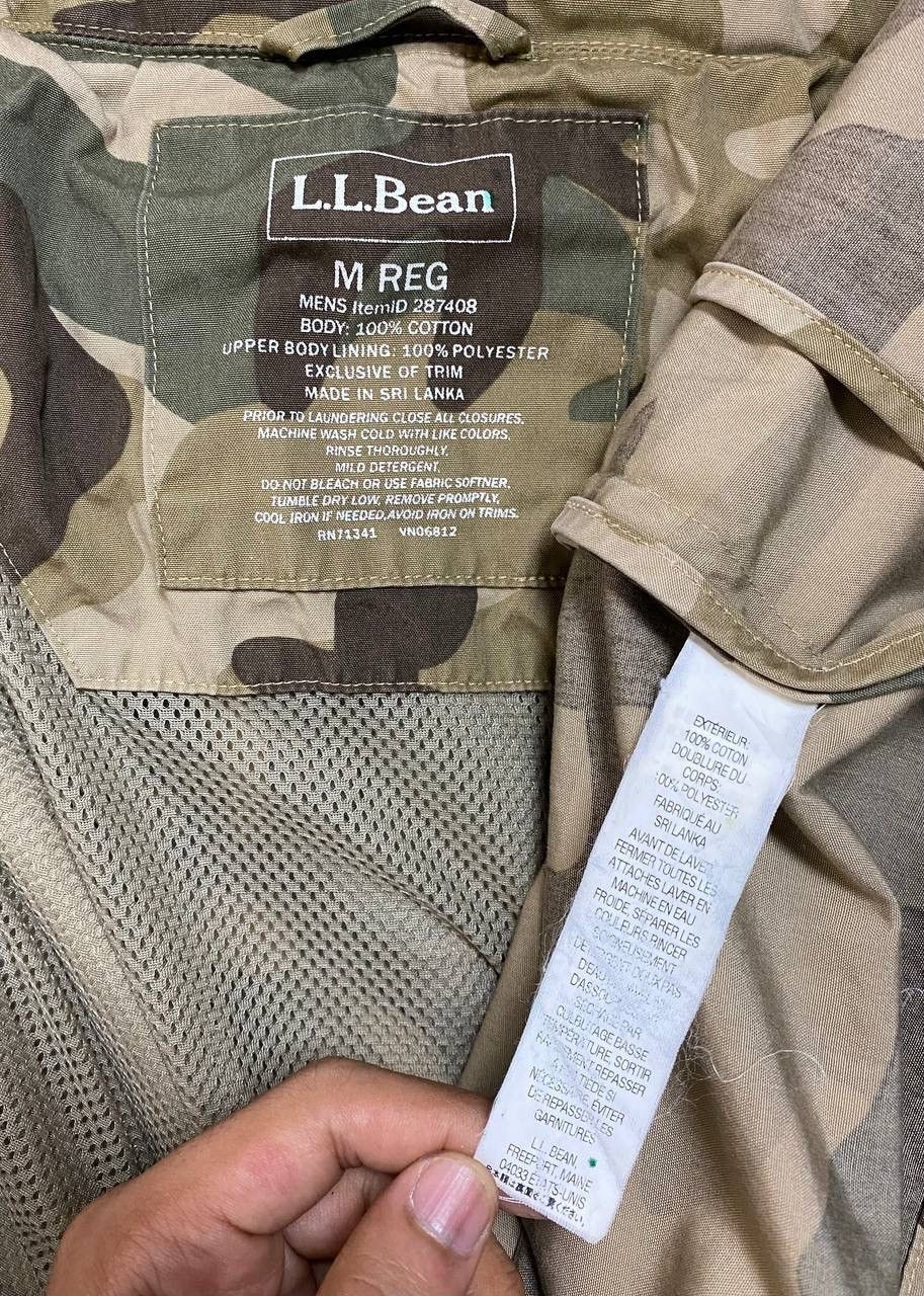 L.L. Bean L.L Bean Military Camo Hooded Jacket Grailed