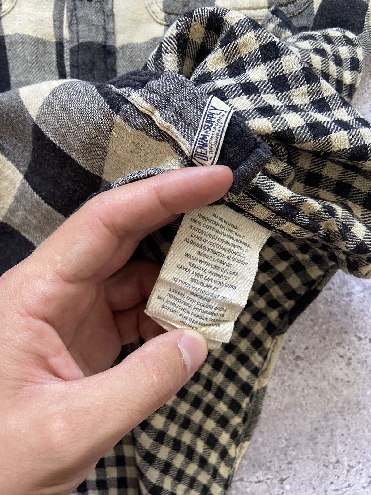 Denim & Supply Ralph Lauren × Polo Ralph Lauren × Vintage Denim And Supply Ralph Lauren Flannel Shirt Size US M / EU 48-50 / 2 - 5 Thumbnail