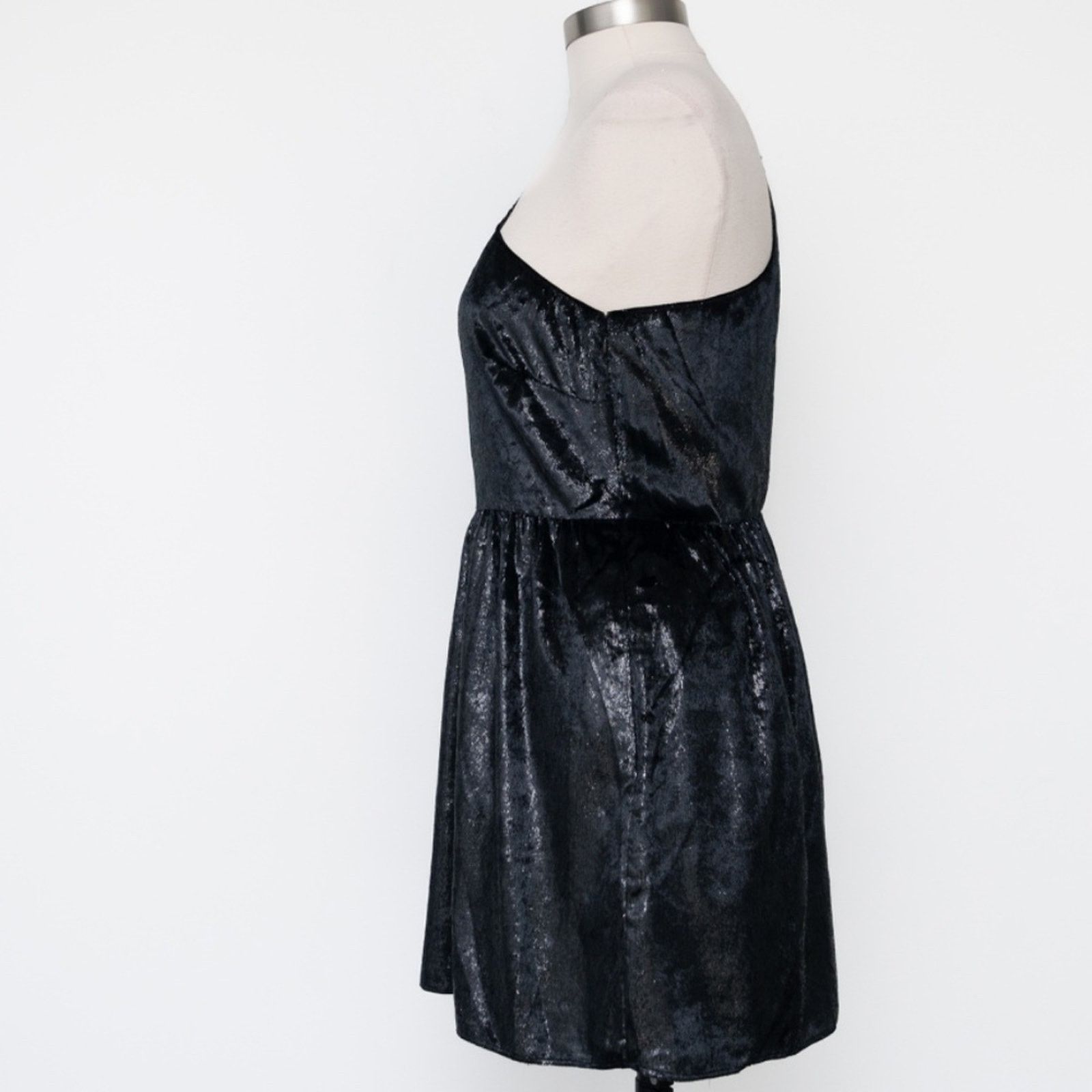 7 For All Mankind 7 For All Mankind. New! One Shoulder Velour Dress. Size L / US 10 / IT 46 - 7 Thumbnail