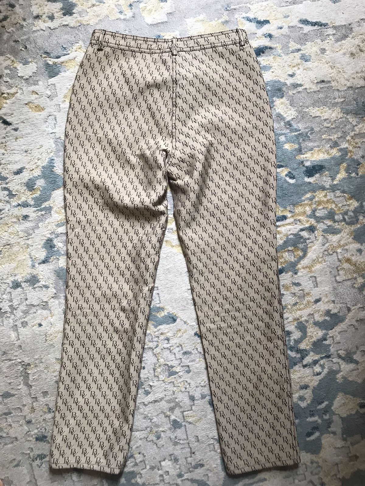 Bottega Veneta Bottega Veneta logo monogram trousers Size 27" / US 4 / IT 40 - 16 Thumbnail