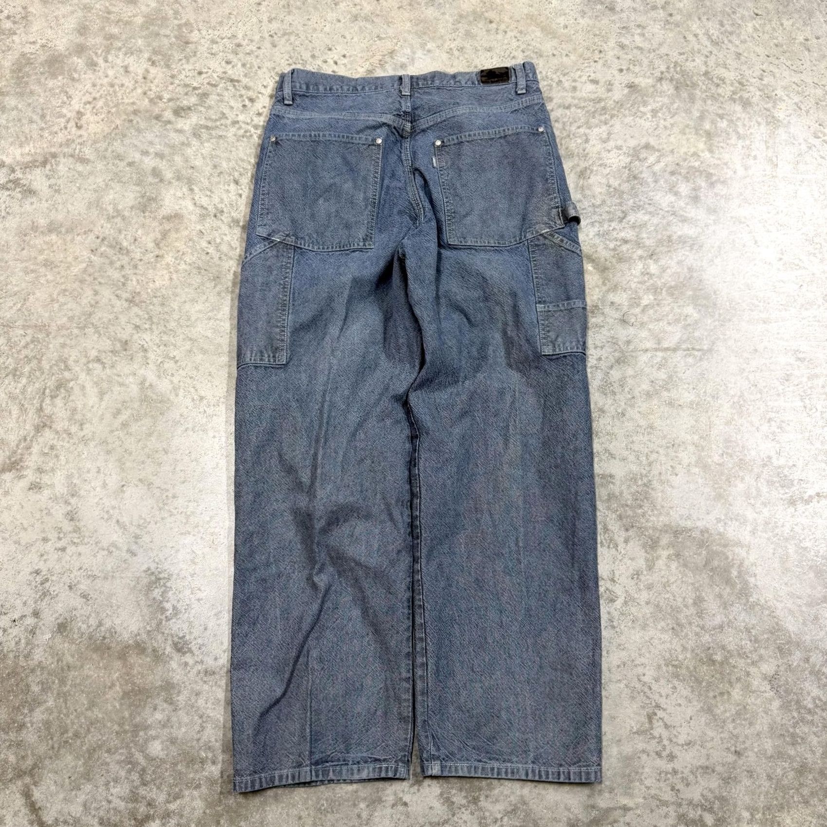 Levi's VINTAGE Levi's Silvertab Jeans Mens 33x32 Blue Relaxed Straight Carpenter Denim Jeans Size US 33 - 2 Thumbnail