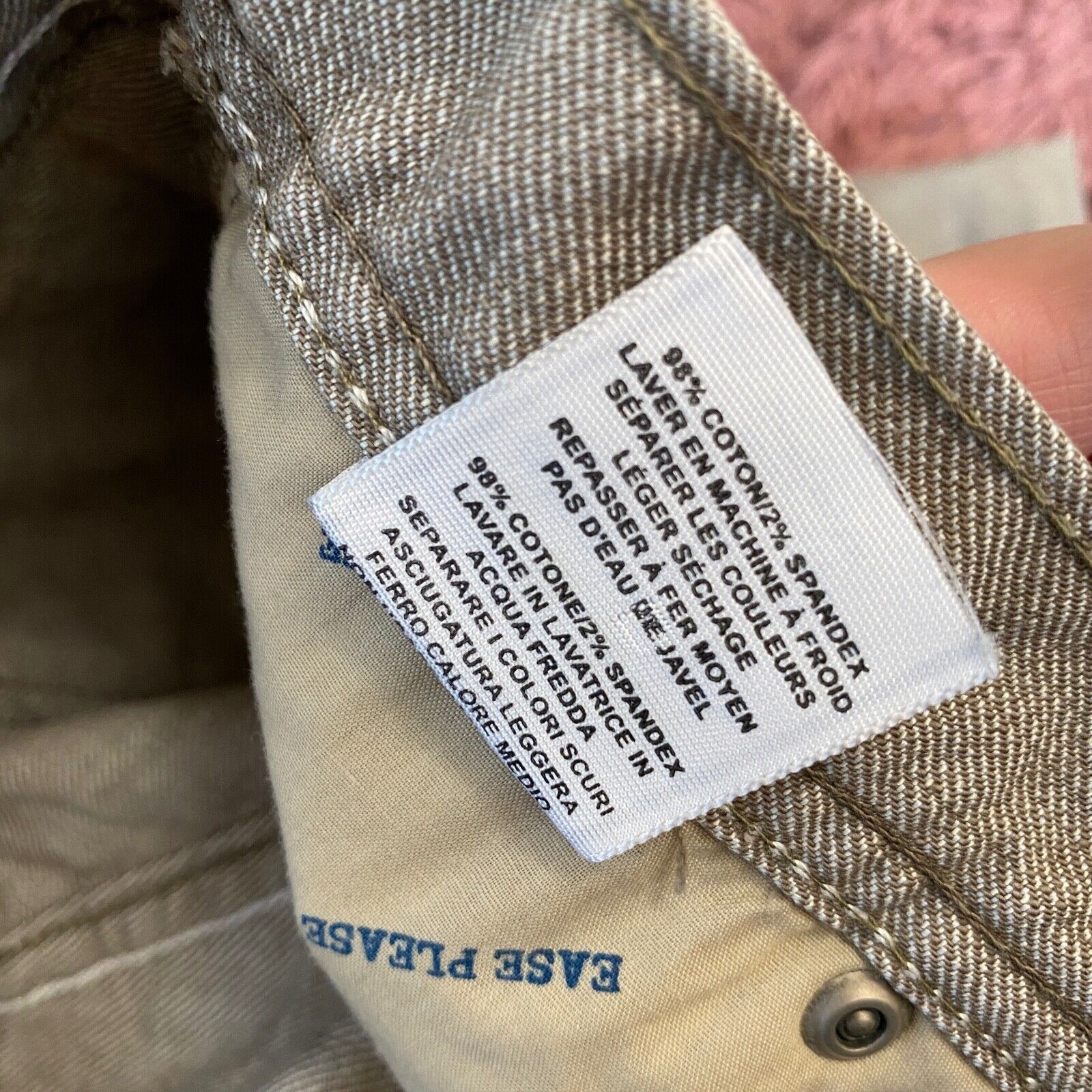 Other VTG Habitual Taupe Low Rise Bermuda Design Pocket Shorts 25 Size 25" / US 0 / IT 36 - 8 Thumbnail