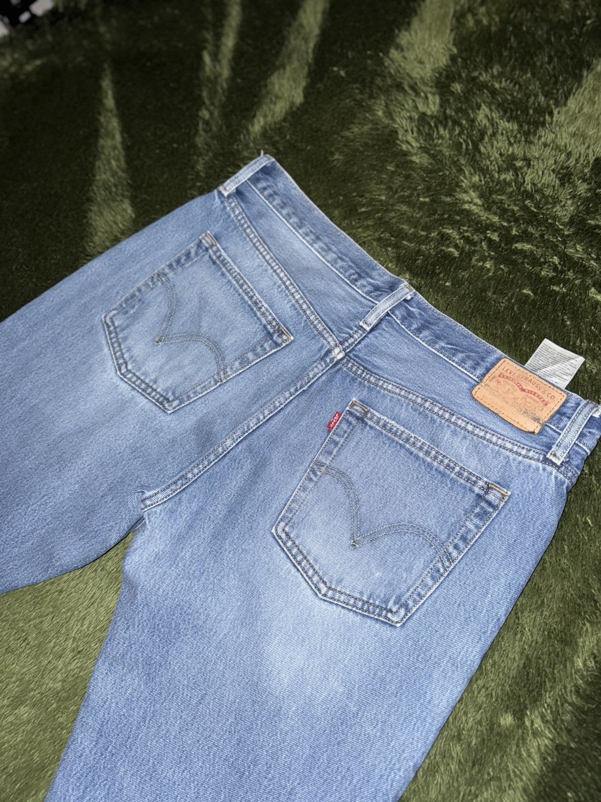 Levi's [W31/L32] Levi’s 501 CT Leather Label Indigo washed Denim Size US 31 - 9 Thumbnail