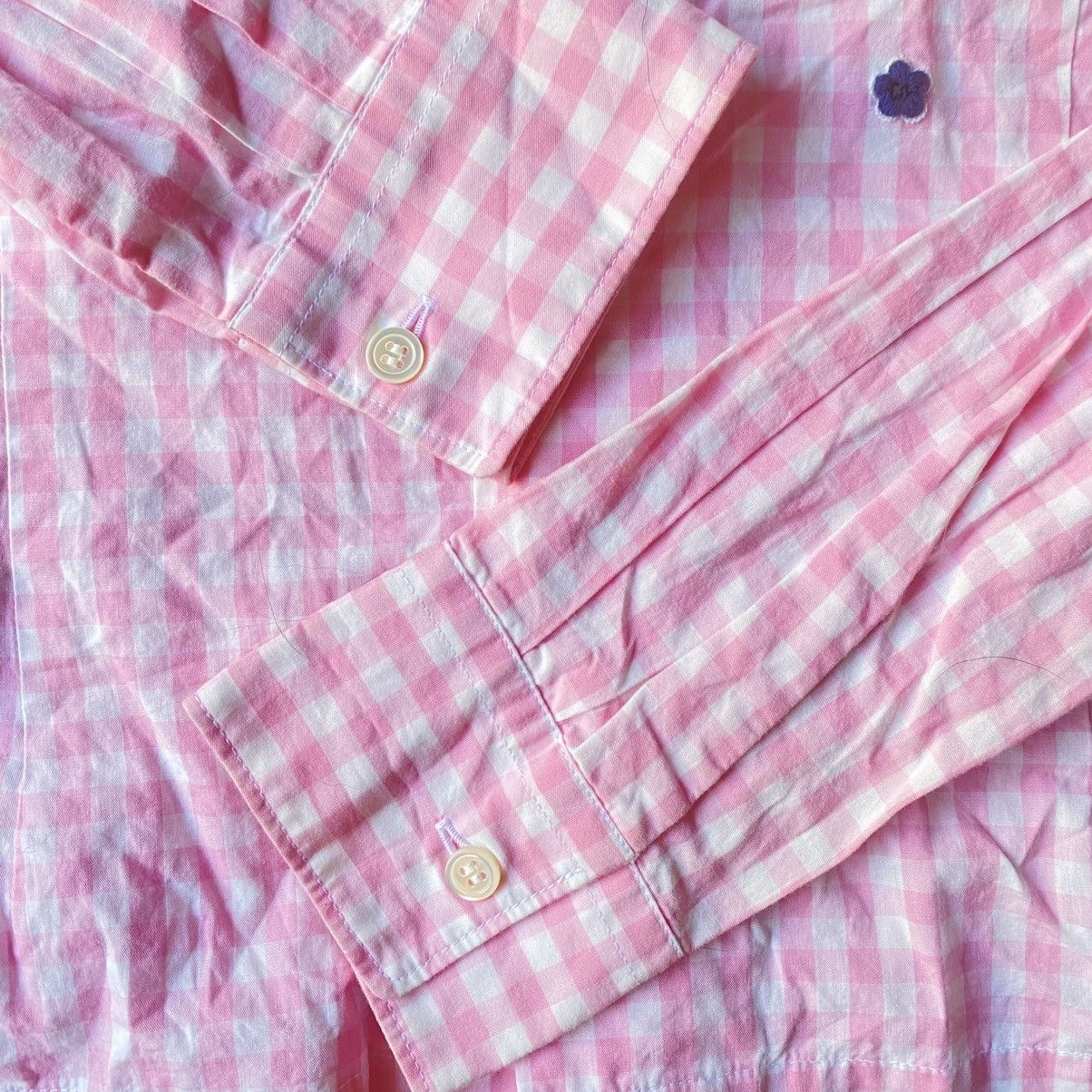 Comme des Garcons AW16 Comme Des Garcons Girl Jupe By Jackie Pink Plaid Shirt Size M / US 6-8 / IT 42-44 - 7 Thumbnail