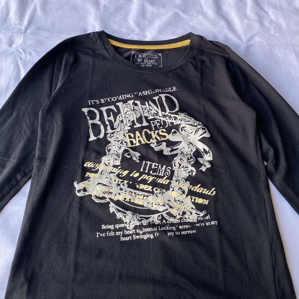 Beauty Beast × If Six Was Nine × Japanese Brand Japanese Poem Behind Peoples Back Gothic Tees Size US M / EU 48-50 / 2 - 5 Thumbnail
