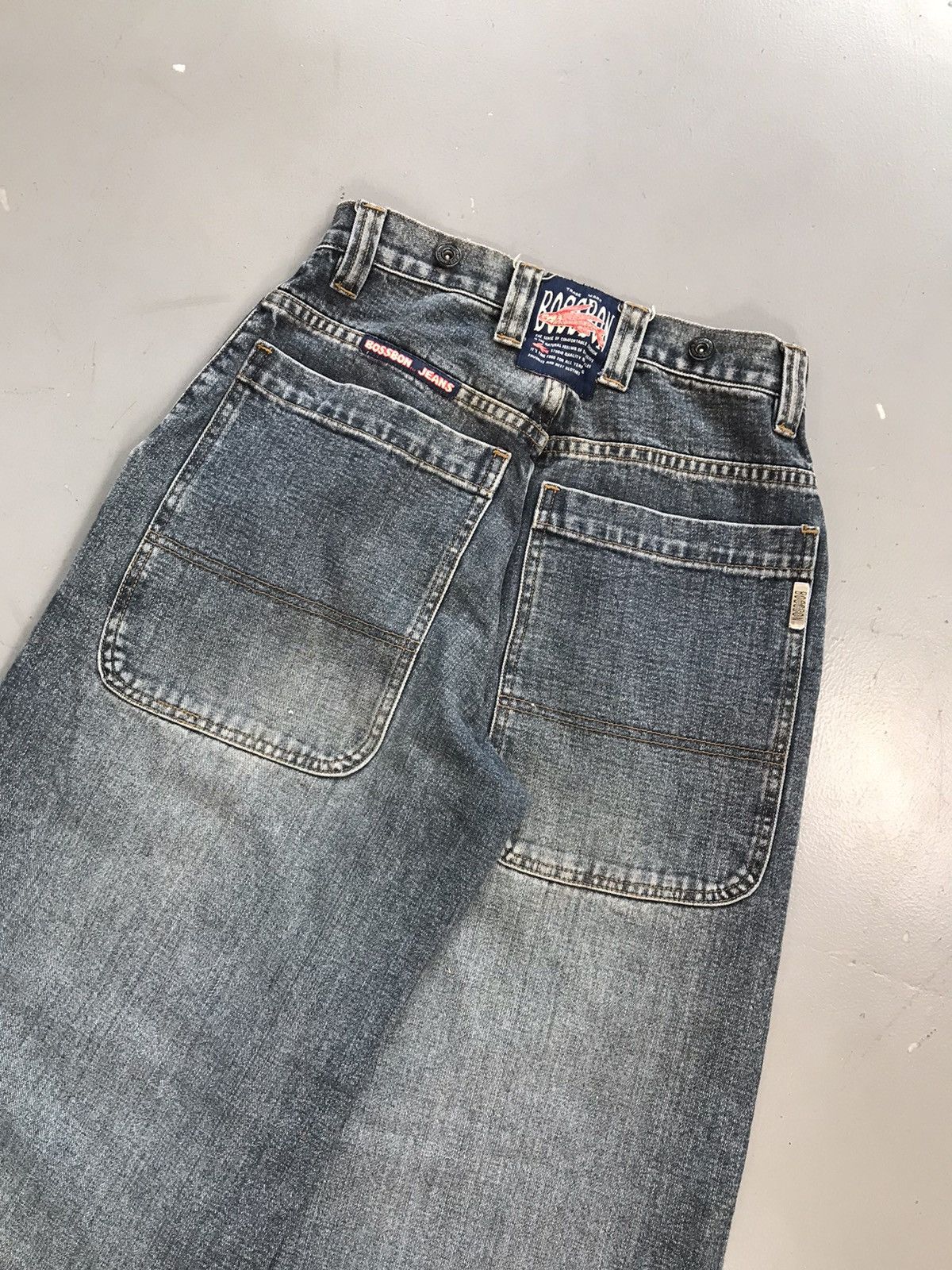 Vintage Vintage Bossbon big pocket baggy fit denim Size 25" / US 0 / IT 36 - 5 Thumbnail