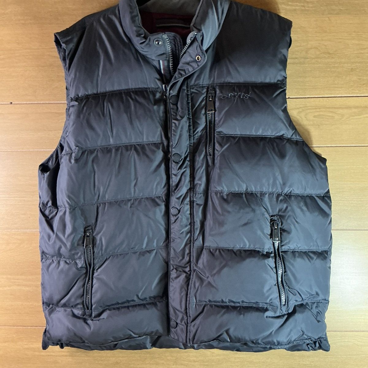 Orvis Orvis Men's xl Dark Gray Puffer Down Vest jacket coat winter Size US XL / EU 56 / 4 - 1 Thumbnail