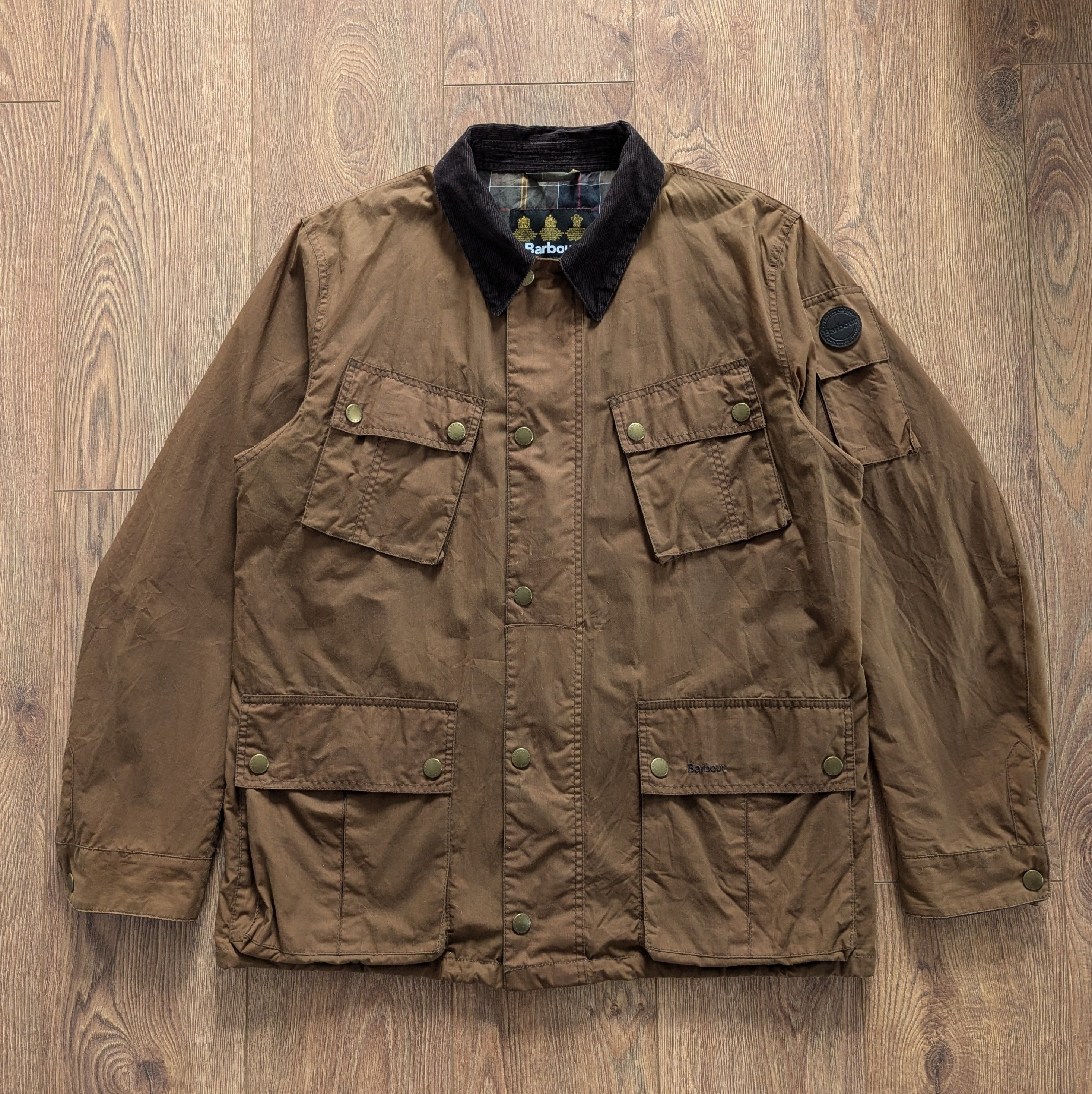 Barbour Barbour Lowland Wax Men's Jacket Brown Size XL Waxed Cotton Size US XL / EU 56 / 4 - 24 Thumbnail