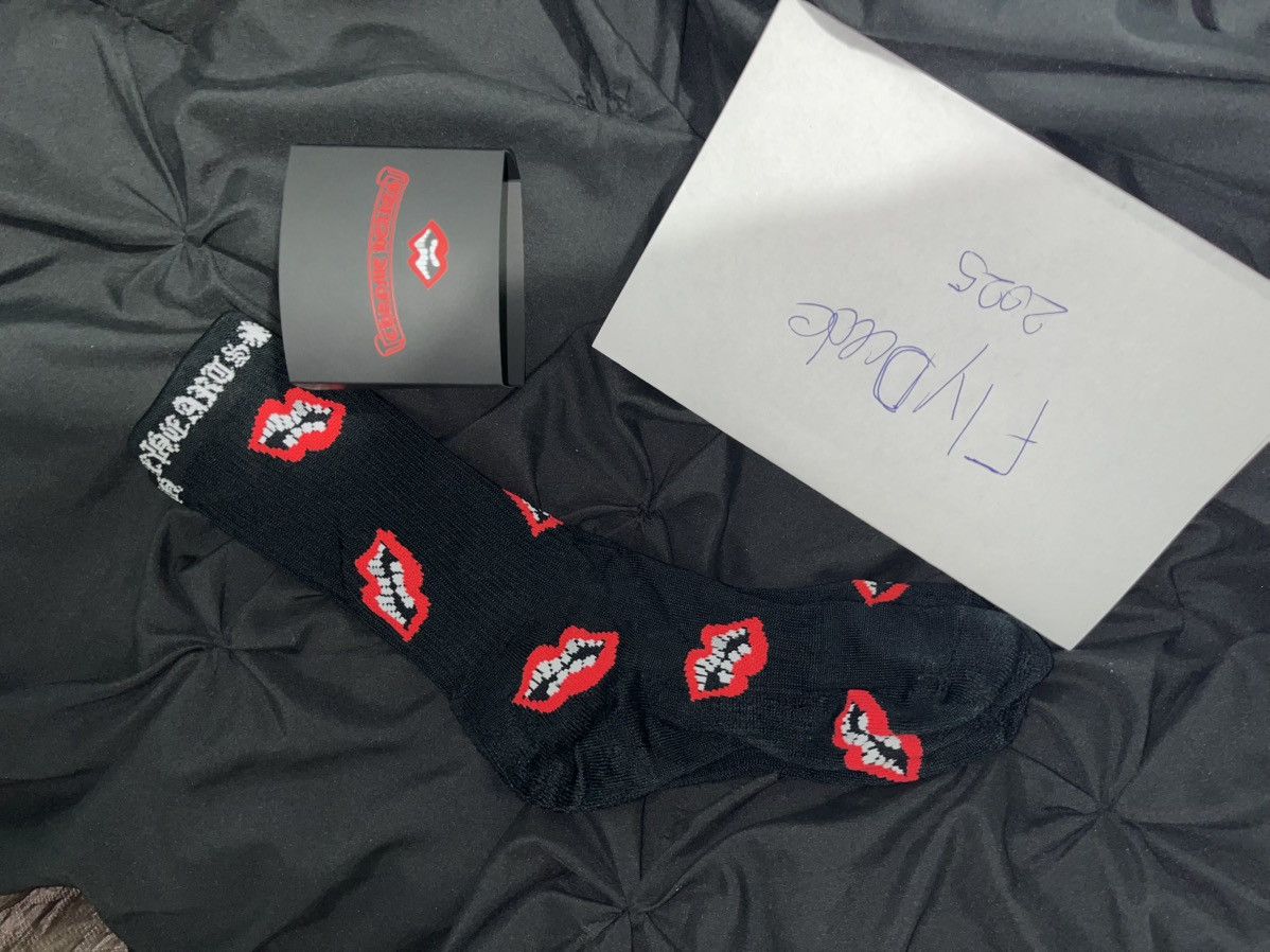 Chrome Hearts Chrome Heart Lip Sock Large Black Size ONE SIZE - 2 Thumbnail
