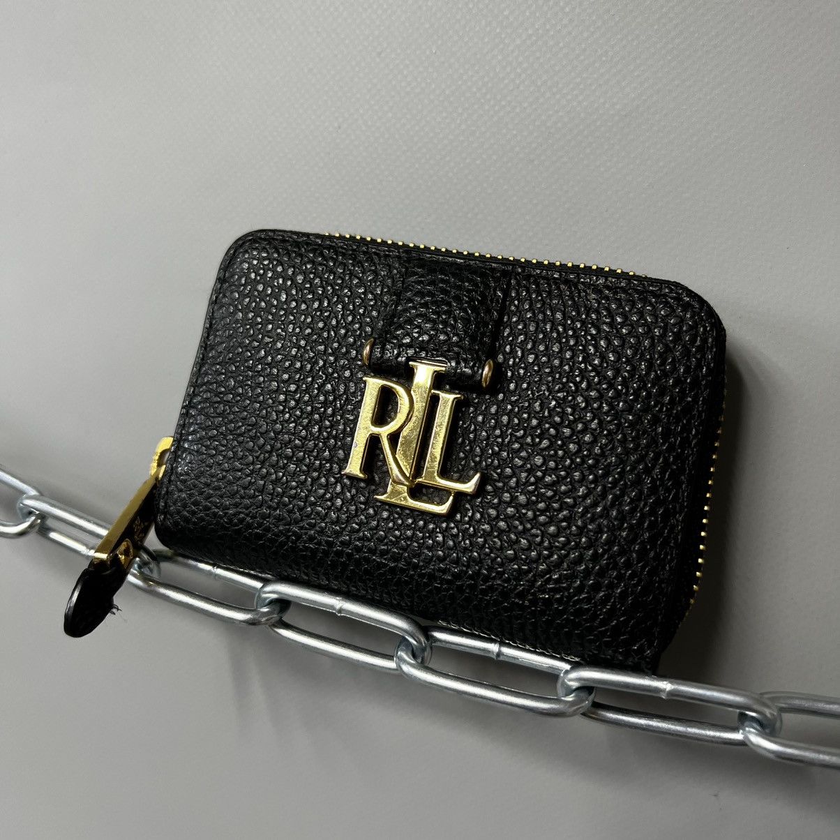 Ralph Lauren Ralph Lauren Leather Wallet Black Size ONE SIZE - 3 Thumbnail