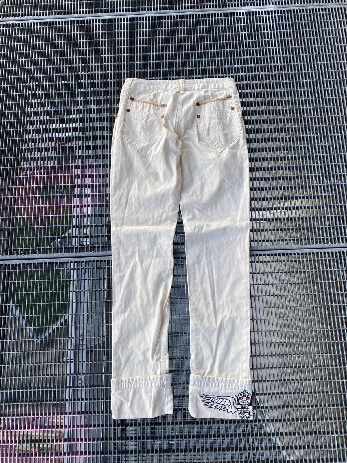 Andrew Mackenzie Andrew Mackenzie Skull Streetwear Jeans Size 26" / US 2 / IT 38 - 1 Thumbnail