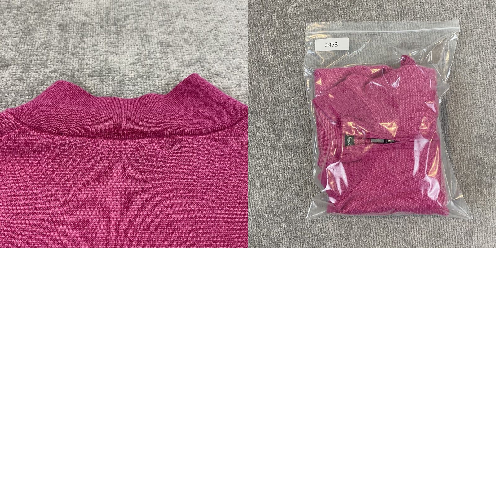 Vintage BOBBY JONES Wool Sweater Men XL Pink 1/4 Zip Pullover Golf Merino Rehoboth Beach Size US XL / EU 56 / 4 - 9 Thumbnail