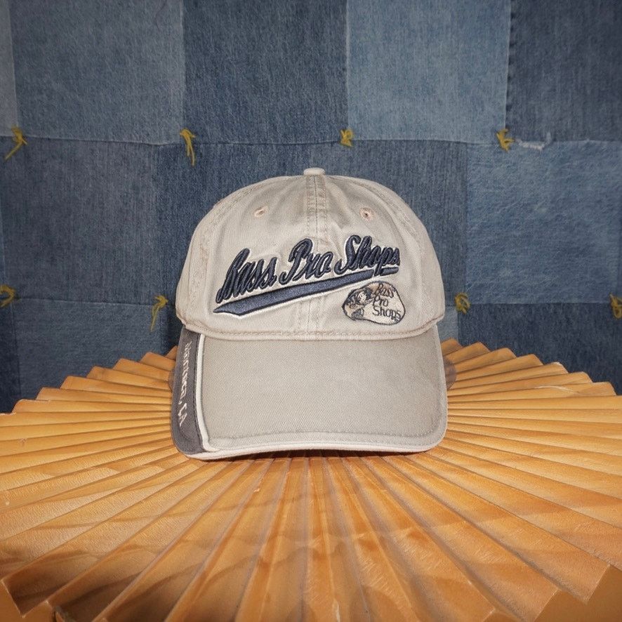 Bass Pro Shops OSFA- Vintage Y2K Bass Pro shops embroidered fishing 90s hat Size ONE SIZE - 1 Thumbnail
