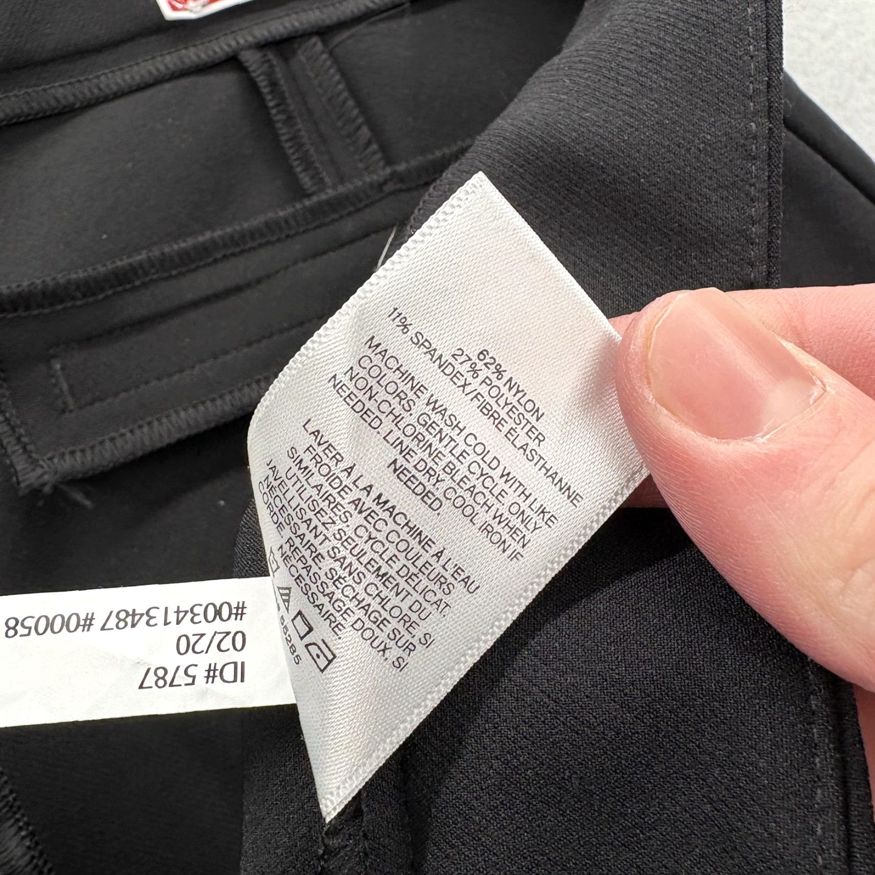 Express Express Skinny Mid Rise Dress Pants Womens 14S Black Stretch Work Career NWT Size 36" / US 14 / IT 50 - 6 Thumbnail