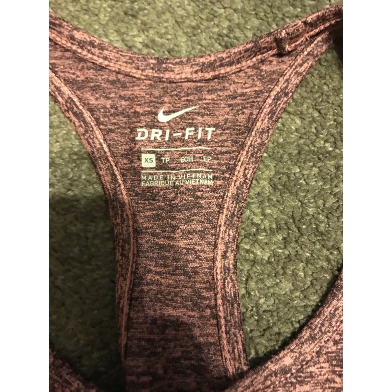 Nike Nike Women's Running Tank Dri-Fit XS Pink Sportswear Adults Womens Size XS / US 0-2 / IT 36-38 - 2 Thumbnail