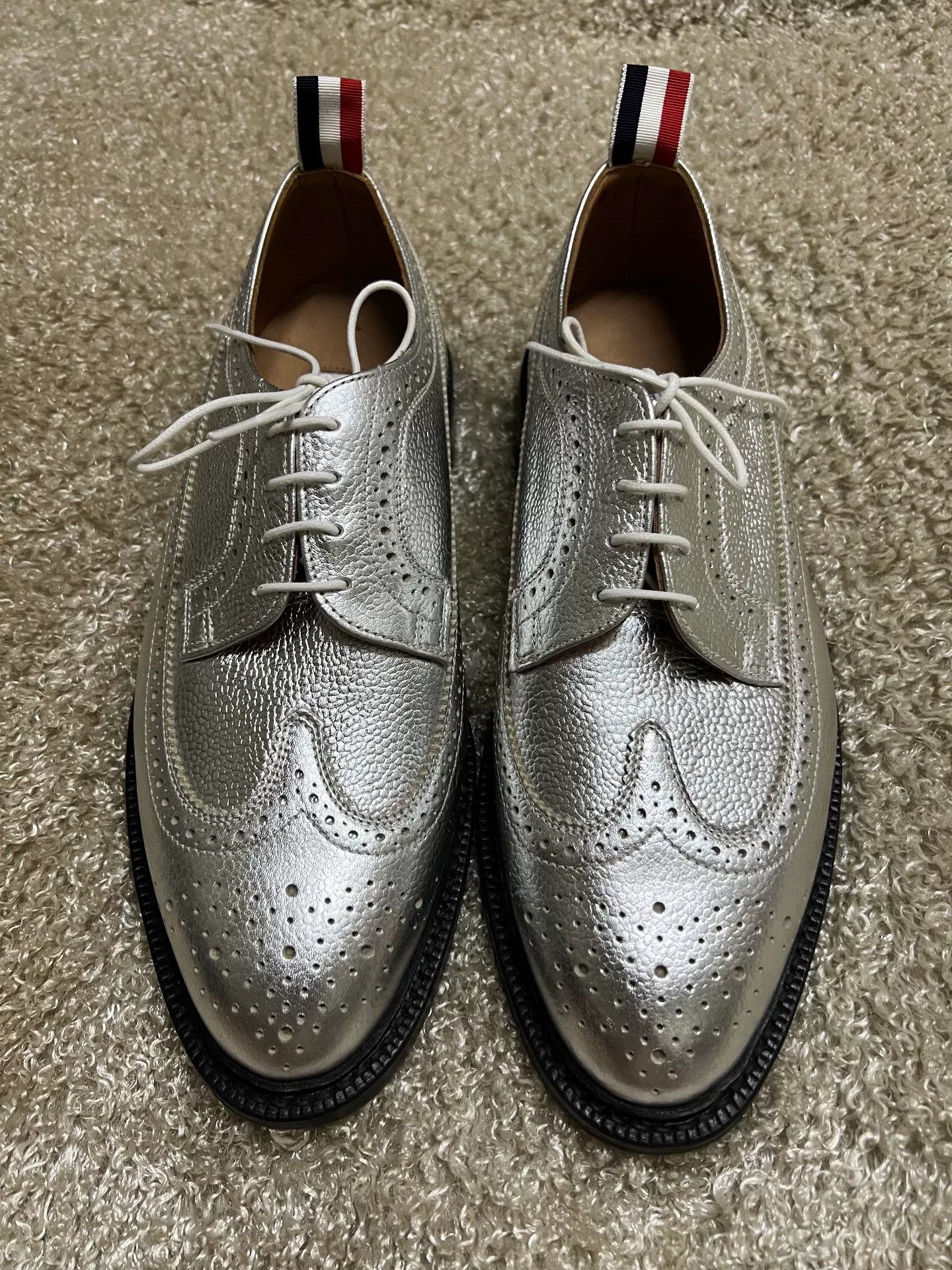 Thom Browne Thom Browne Men's Baroque Carved Leather Shoes Size US 10.5 / EU 43-44 - 1 Thumbnail