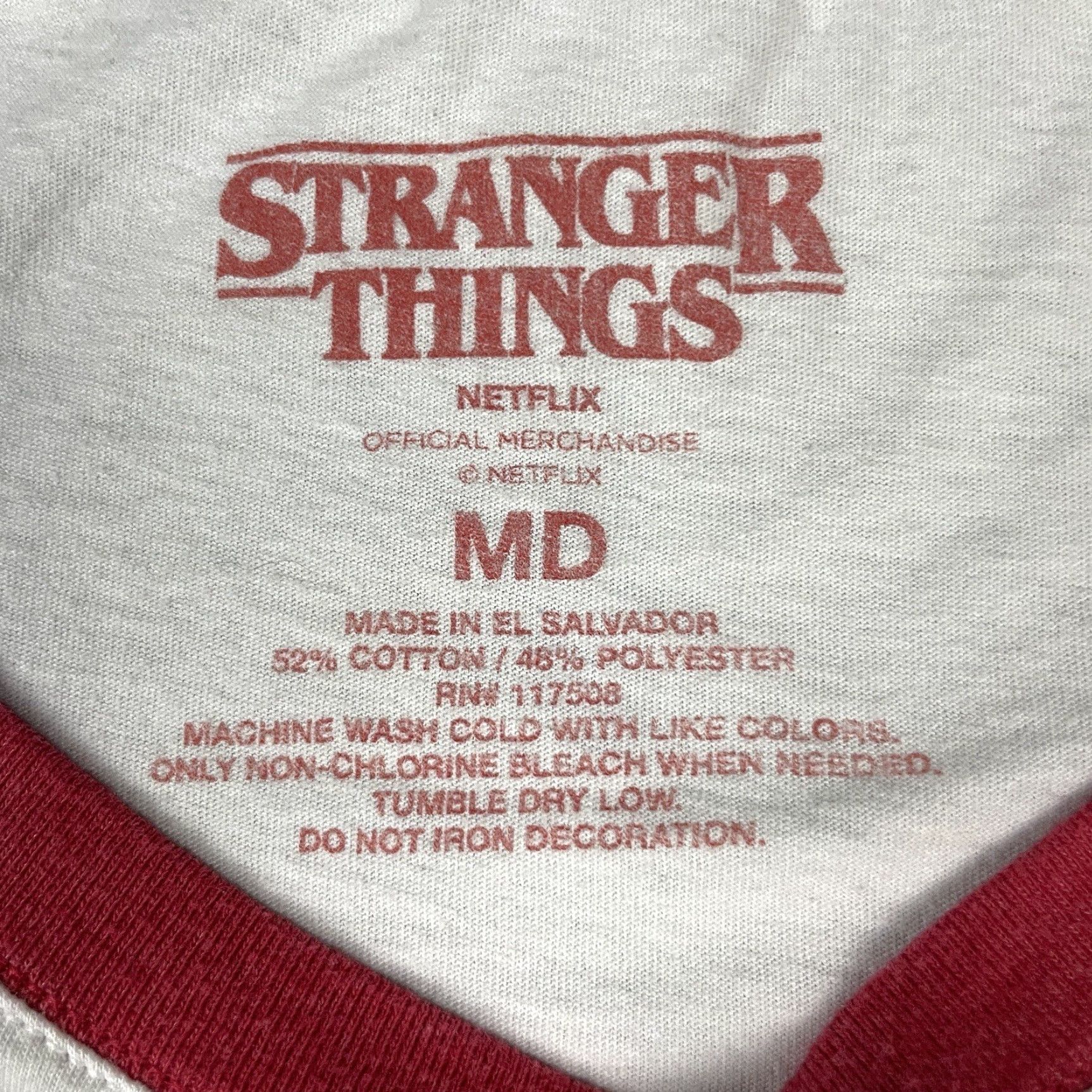 Vintage VINTAGE Stranger Things Shirt Womens M White TV Stranger M Womens Size M / US 6-8 / IT 42-44 - 4 Thumbnail