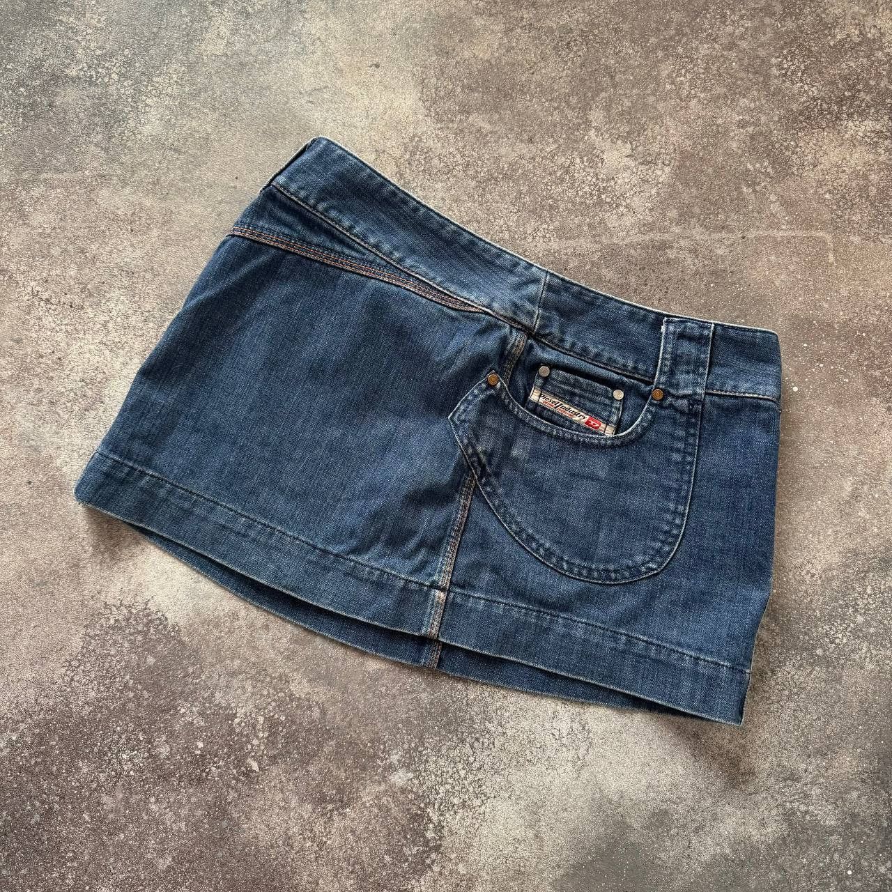 Diesel Y2K Diesel Vintage Mini Denim Skirt Size 32" / US 10 / IT 46 - 5 Thumbnail
