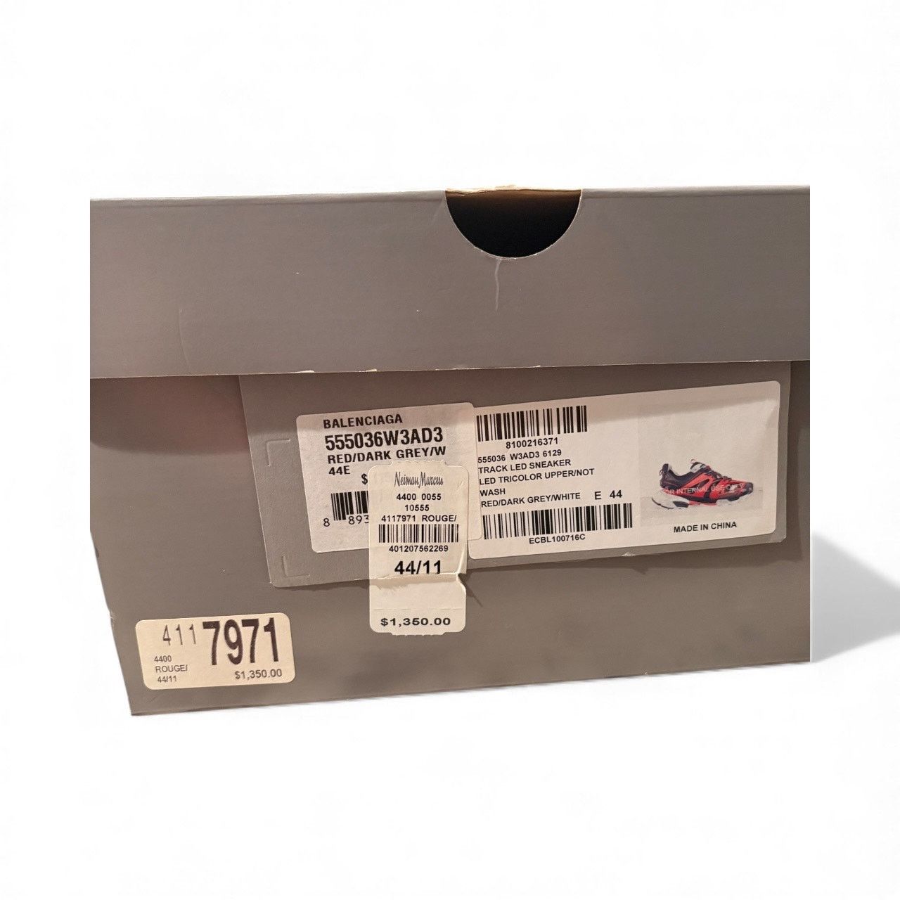 Balenciaga Size 44(11US) - Balenciaga Track LED ' Red Navy ' Size US 11 / EU 44 - 10 Thumbnail