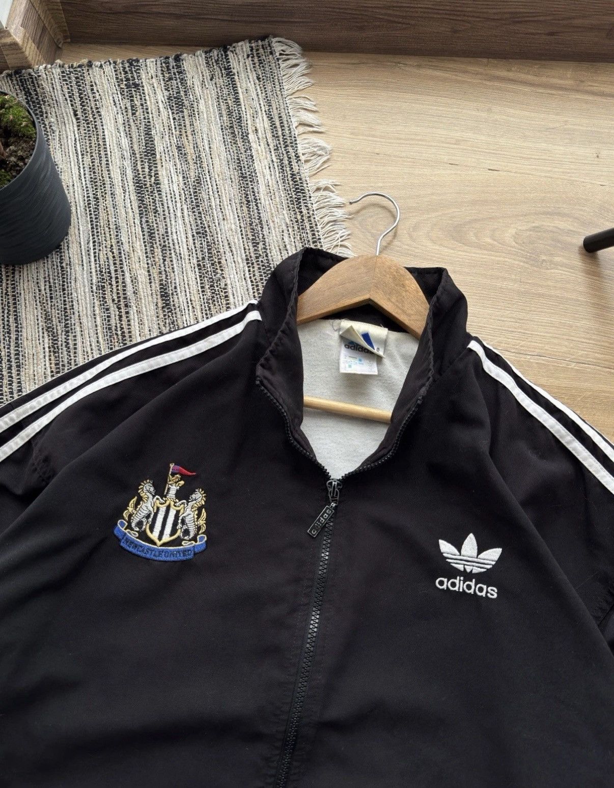 Adidas Vintage Newcastle United 90s Adidas Track Jacket Football Size US M / EU 48-50 / 2 - 6 Thumbnail