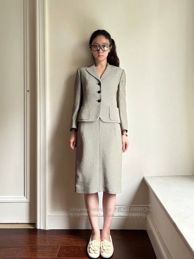 Hermes Hermes Classic Blazer Dress Set Size XS / US 0-2 / IT 36-38 - 8 Thumbnail