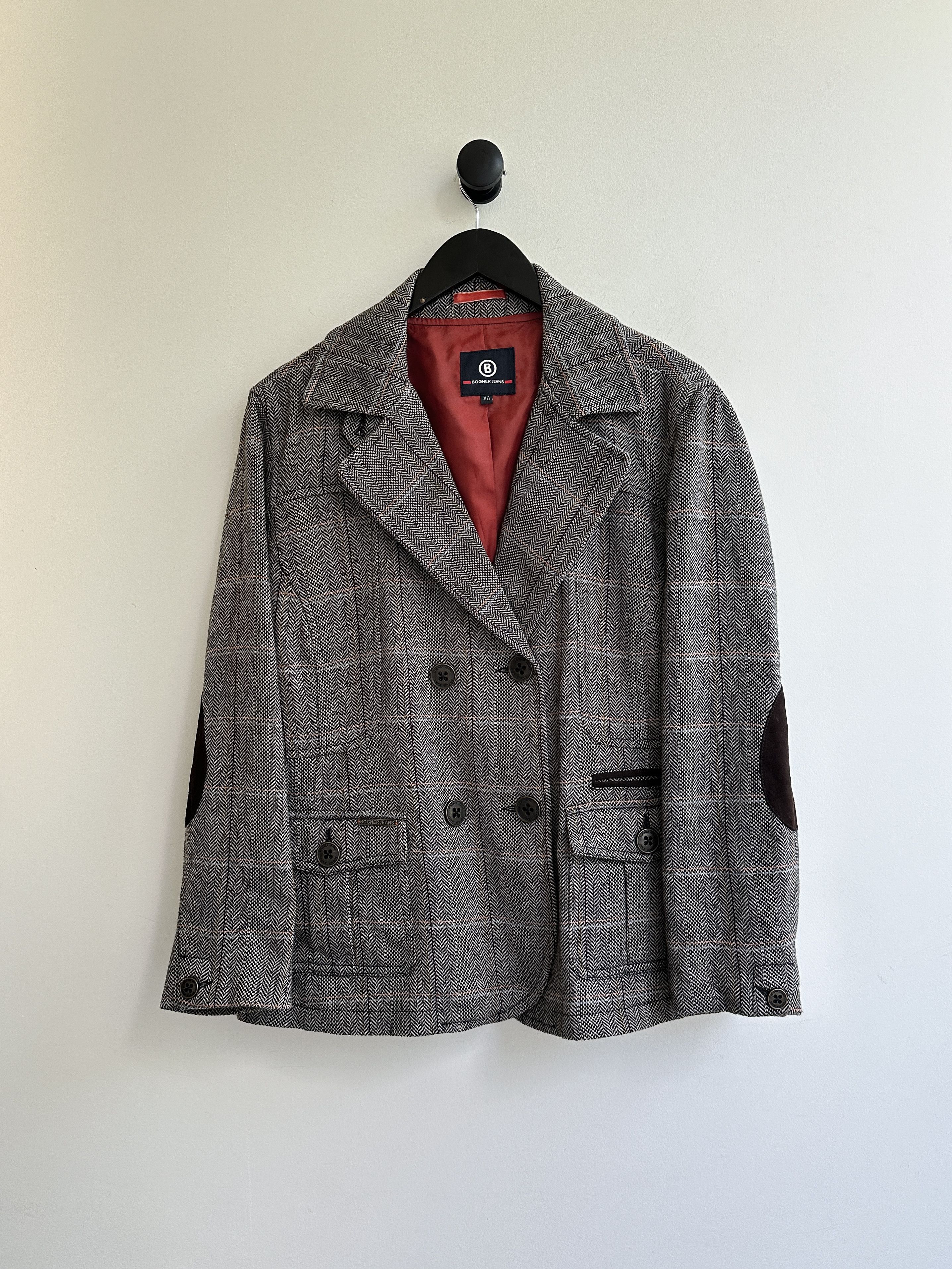 Bogner Vintage Bogner Wool Blazer Jacket Size L / US 10 / IT 46 - 1 Thumbnail