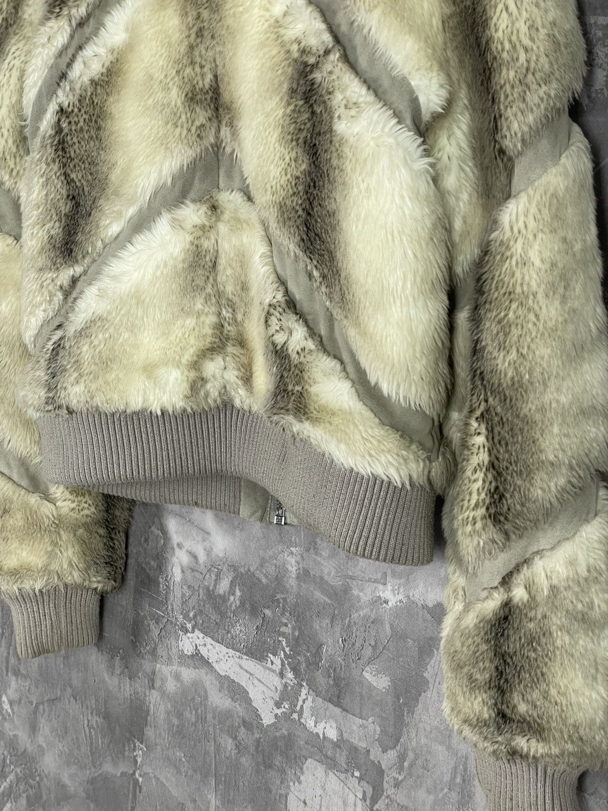 20471120 × If Six Was Nine VINTAGE CROPPED AMAZING FAUX FUR JACKET OPIUM STYLE Size M / US 6-8 / IT 42-44 - 9 Thumbnail
