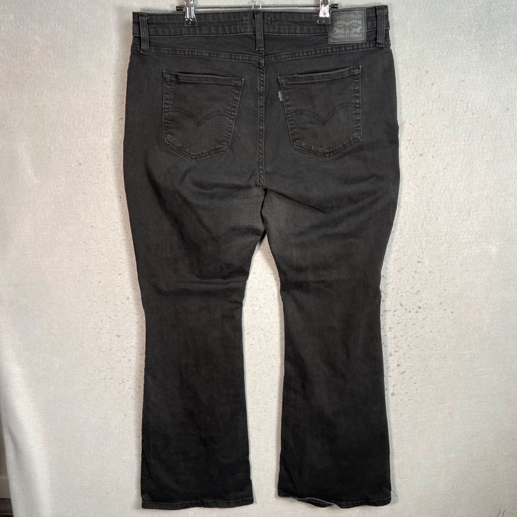 Levi's Levis 726 Flare Jeans 34 x 32 Black Cotton Blend Womens Size 24" / US 00 / IT 34 - 2 Thumbnail
