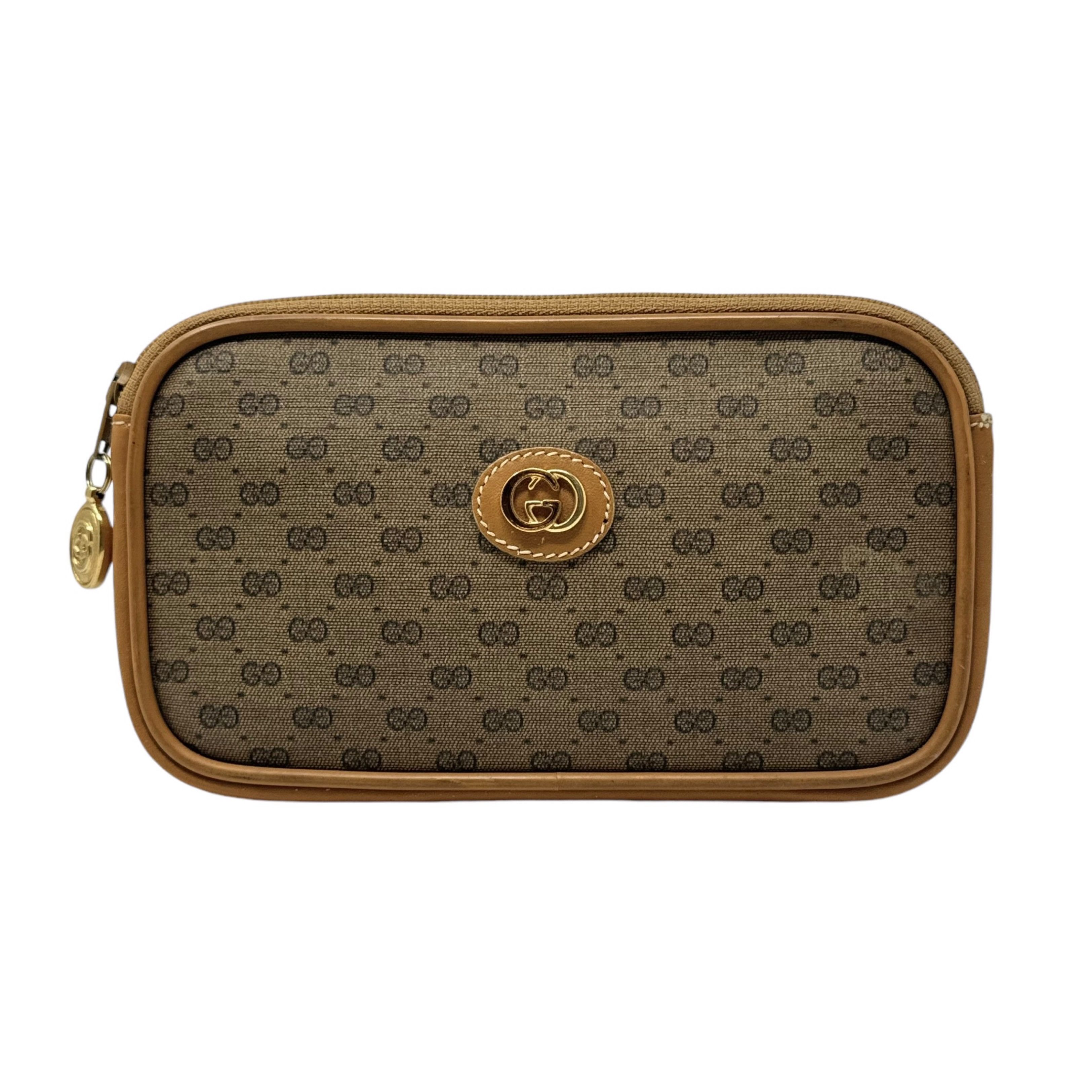 Gucci Vintage Gucci Micro GG Accessory Pouch Size ONE SIZE - 1 Thumbnail