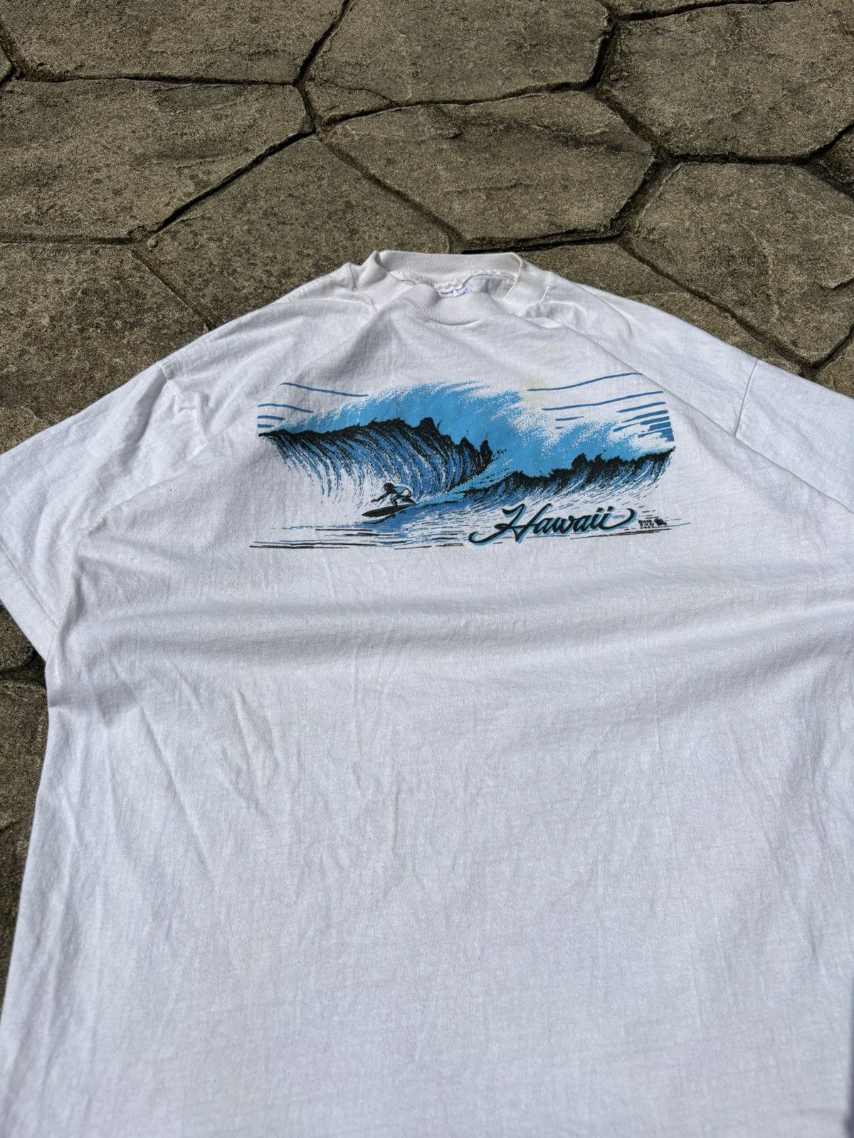 Ocean Pacific × Vintage Vintage 80s Ocean Pacific Style Hawaii Graphic Tshirt Size US XL / EU 56 / 4 - 2 Thumbnail