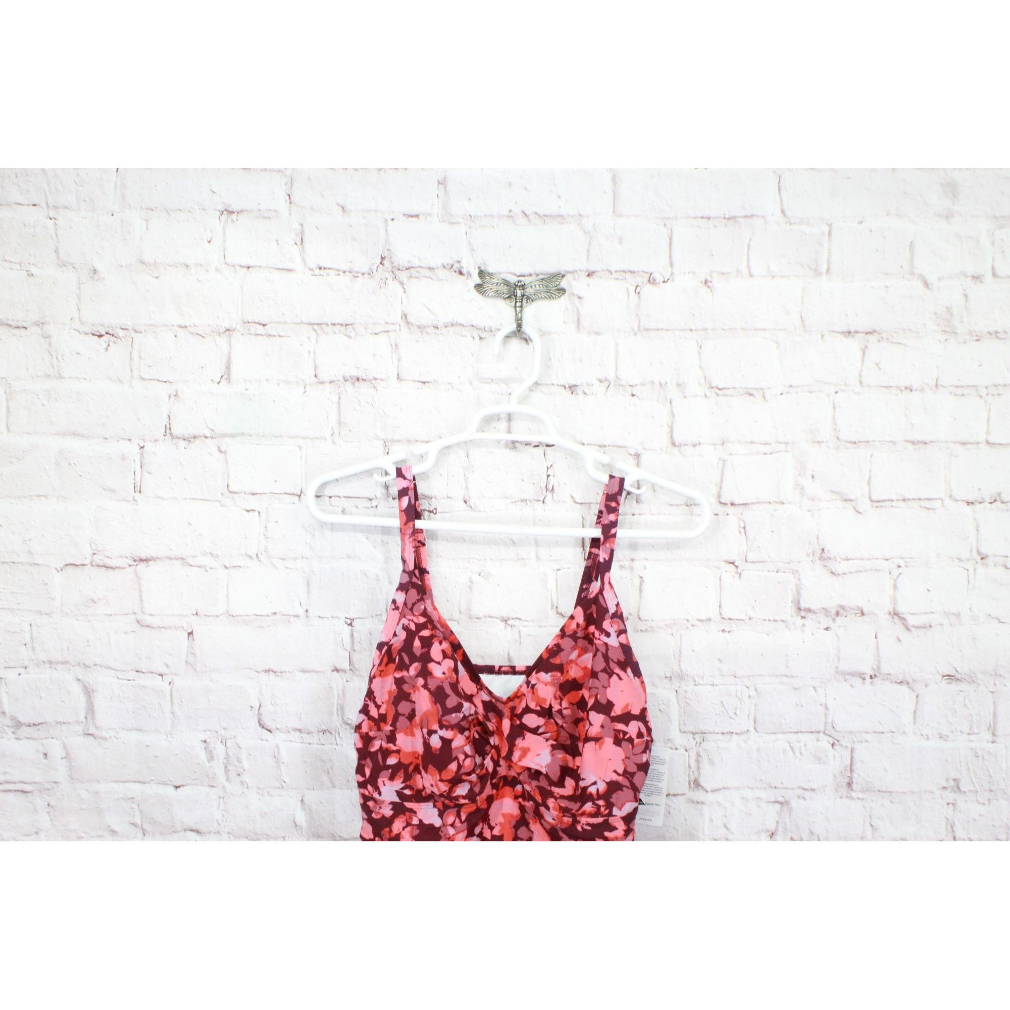 L.L. Bean LL Bean Shaping Swimwear Tankini Top Flowers Print Size XXL / US 16-18 / IT 52-54 - 2 Thumbnail