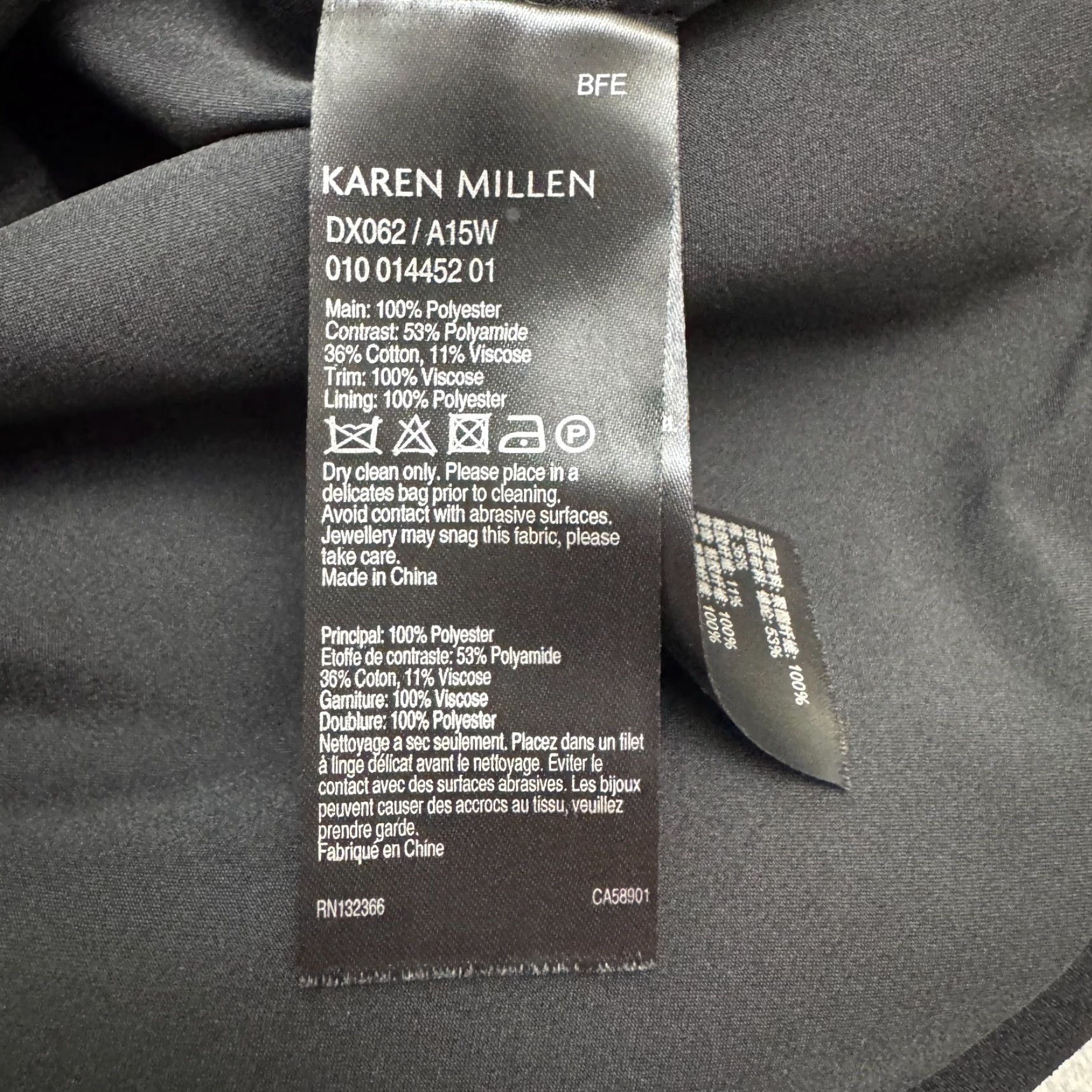 Karen Millen Karen Millen Knee Length Cut Out Pencil Sheath Dress Womens 4 Black Sleeveless Size S / US 4 / IT 40 - 7 Thumbnail