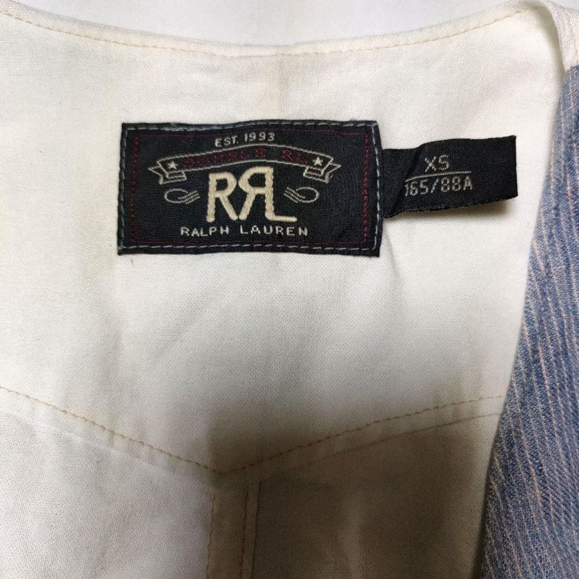 Ralph Lauren RRL RALPH LAUREN Indigo Linen Vest Men Multicolor Size XS Size US XS / EU 42 / 0 - 5 Thumbnail