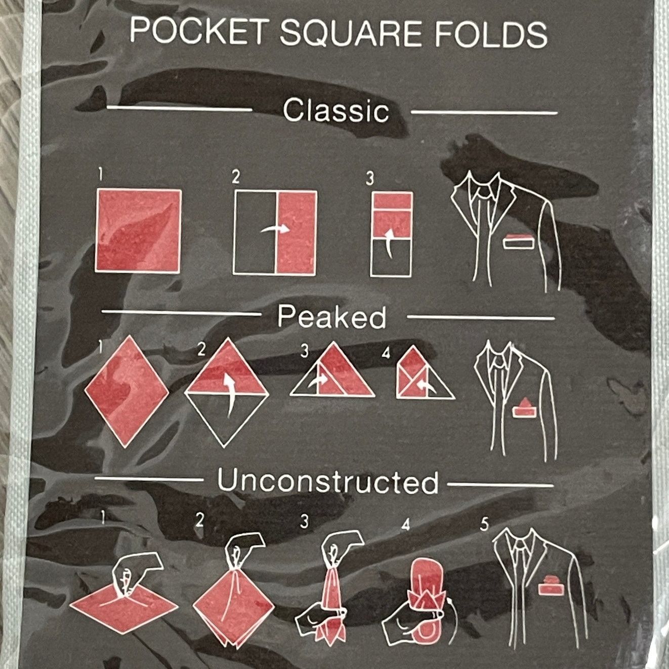 Other 2pc Set 1670 Pocket Square Black Mini Floral Mint Green Size ONE SIZE - 5 Thumbnail