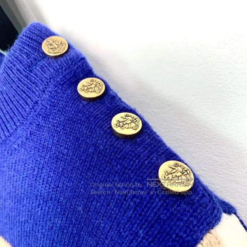 Other Louis Vuitton Blue Cashmere Sweater for Women . Size M / US 6-8 / IT 42-44 - 5 Thumbnail
