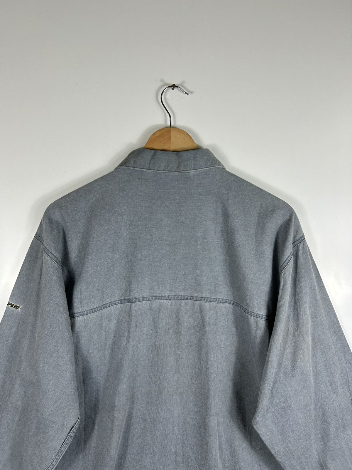 Vans × Vintage ⚡️Vintage 90’s Vans USA Zipper Baggy Shirt Jacket Size US L / EU 52-54 / 3 - 19 Thumbnail