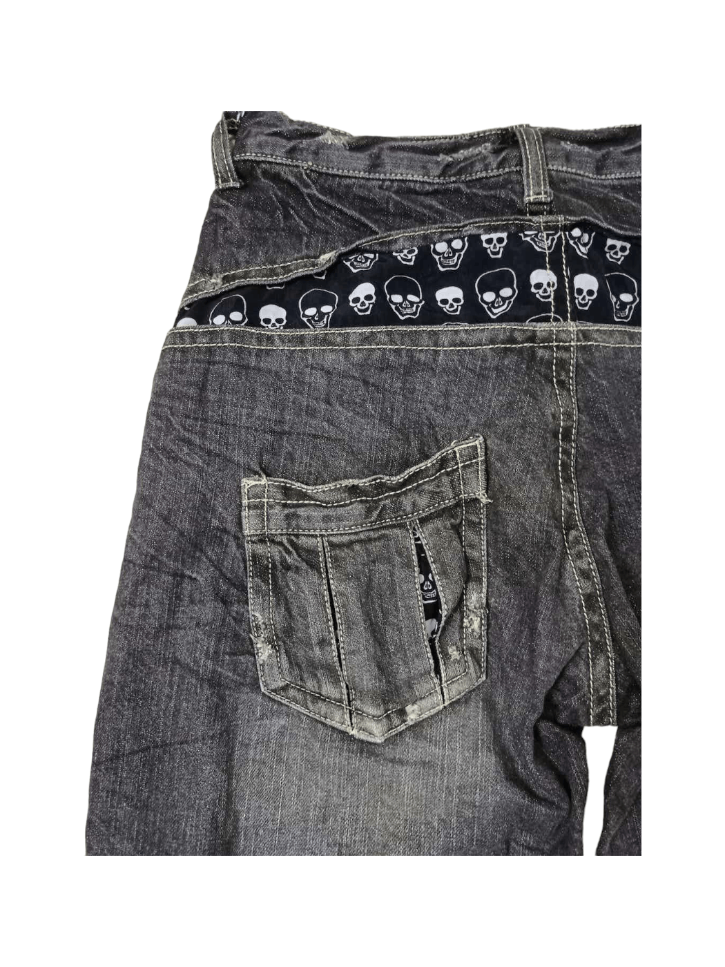 Japanese Brand Japanese Brand Skulls Black Jeans Size US 30 / EU 46 - 10 Thumbnail