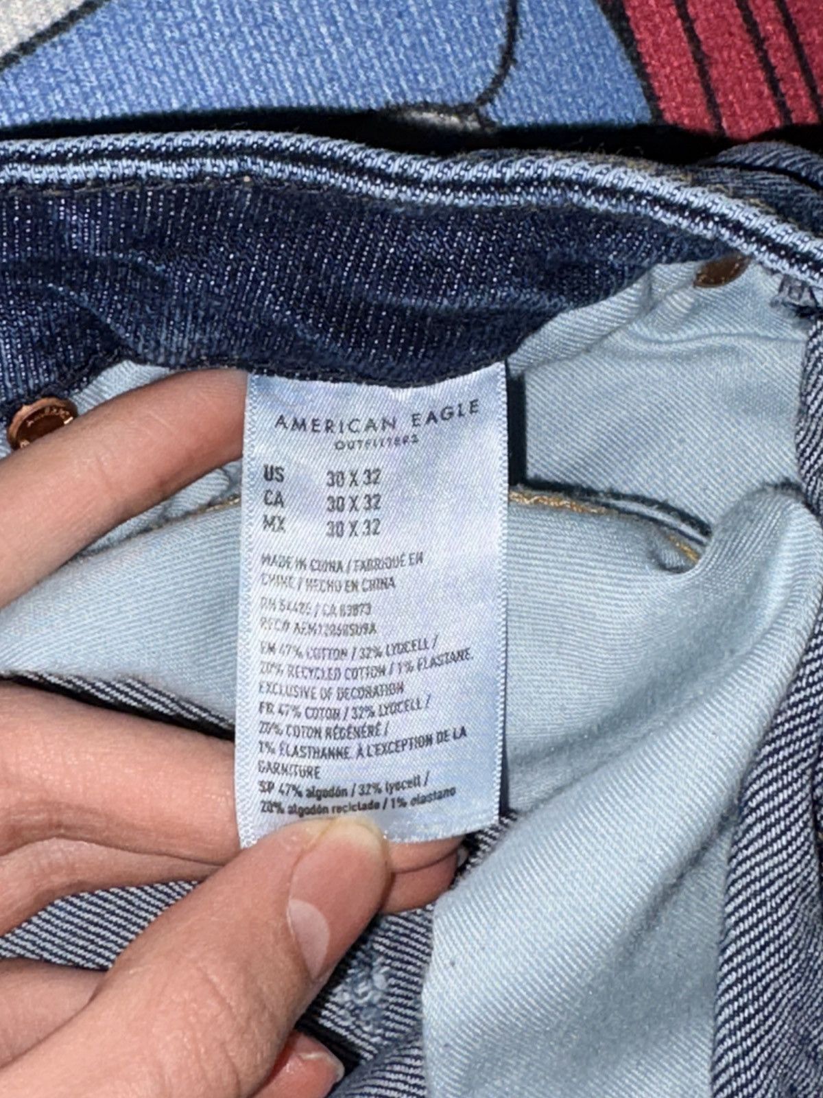 American Eagle Outfitters Bootcut Navy Jeans Size US 30 / EU 46 - 4 Thumbnail